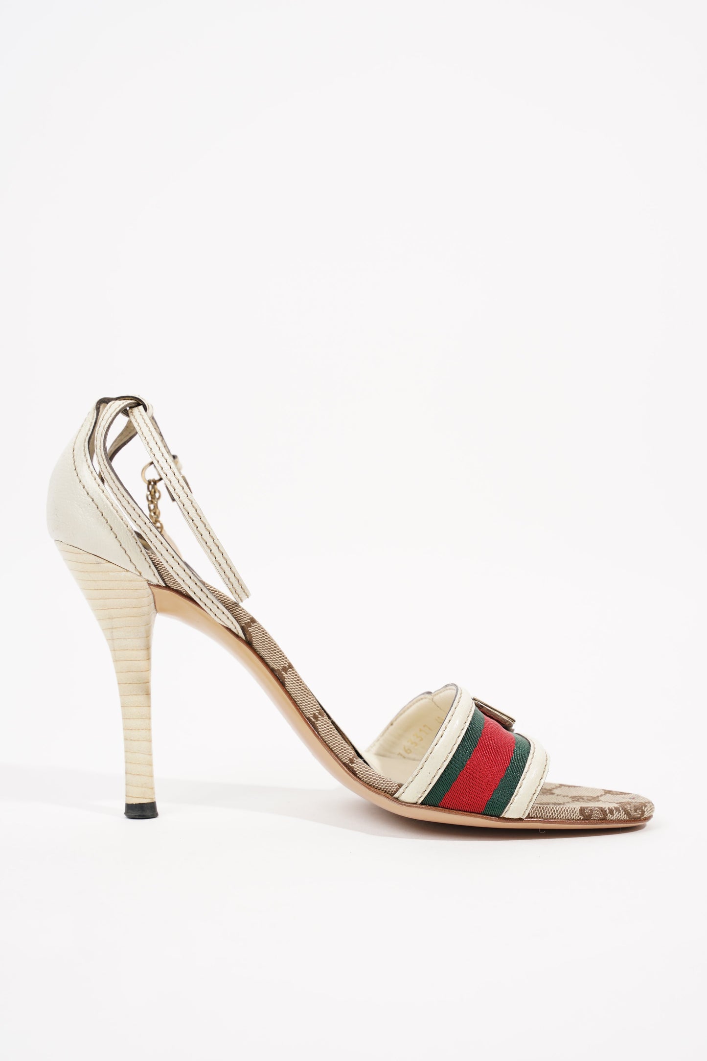 Gucci Womens Strap Sandal White Supreme EU 40 UK 7