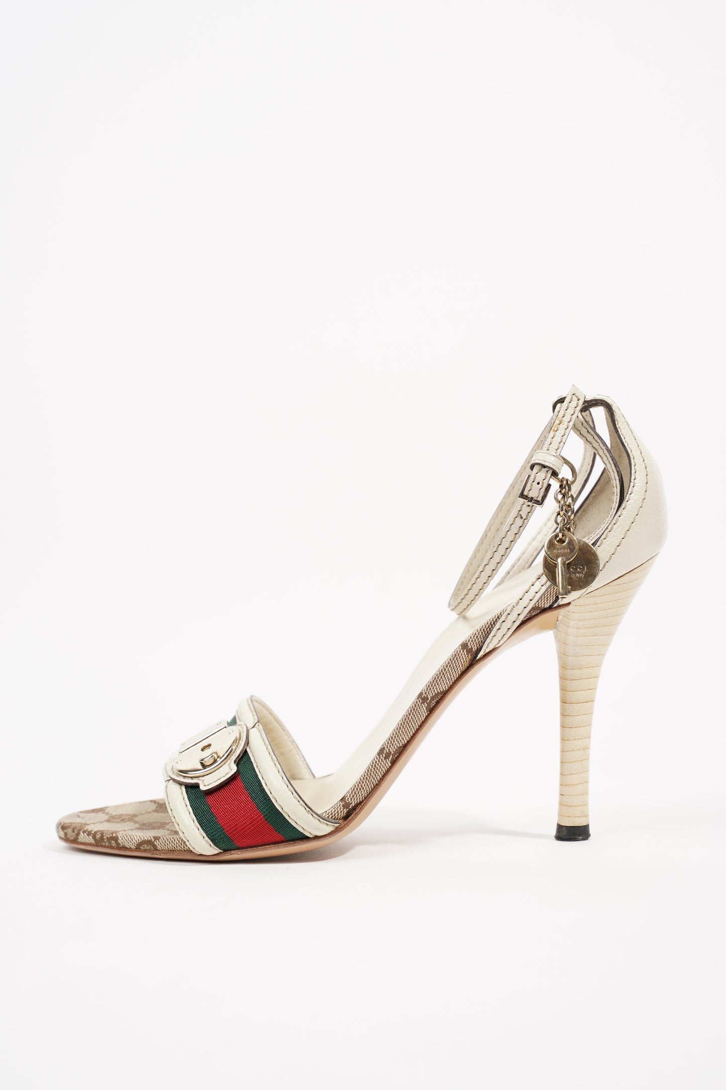Gucci Womens Strap Sandal White Supreme EU 40 UK 7
