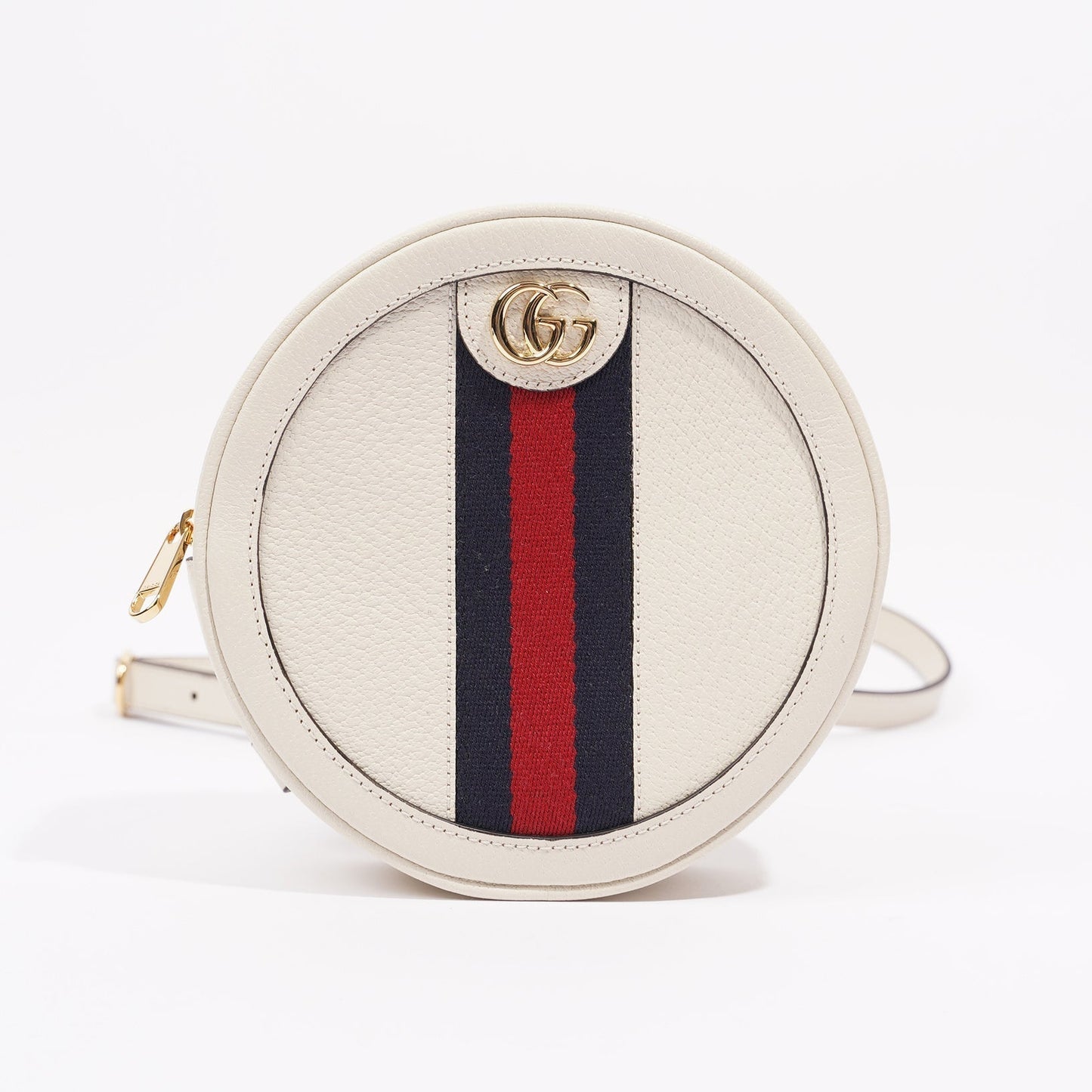 Gucci Ophidia GG Round Backpack Cream Mini