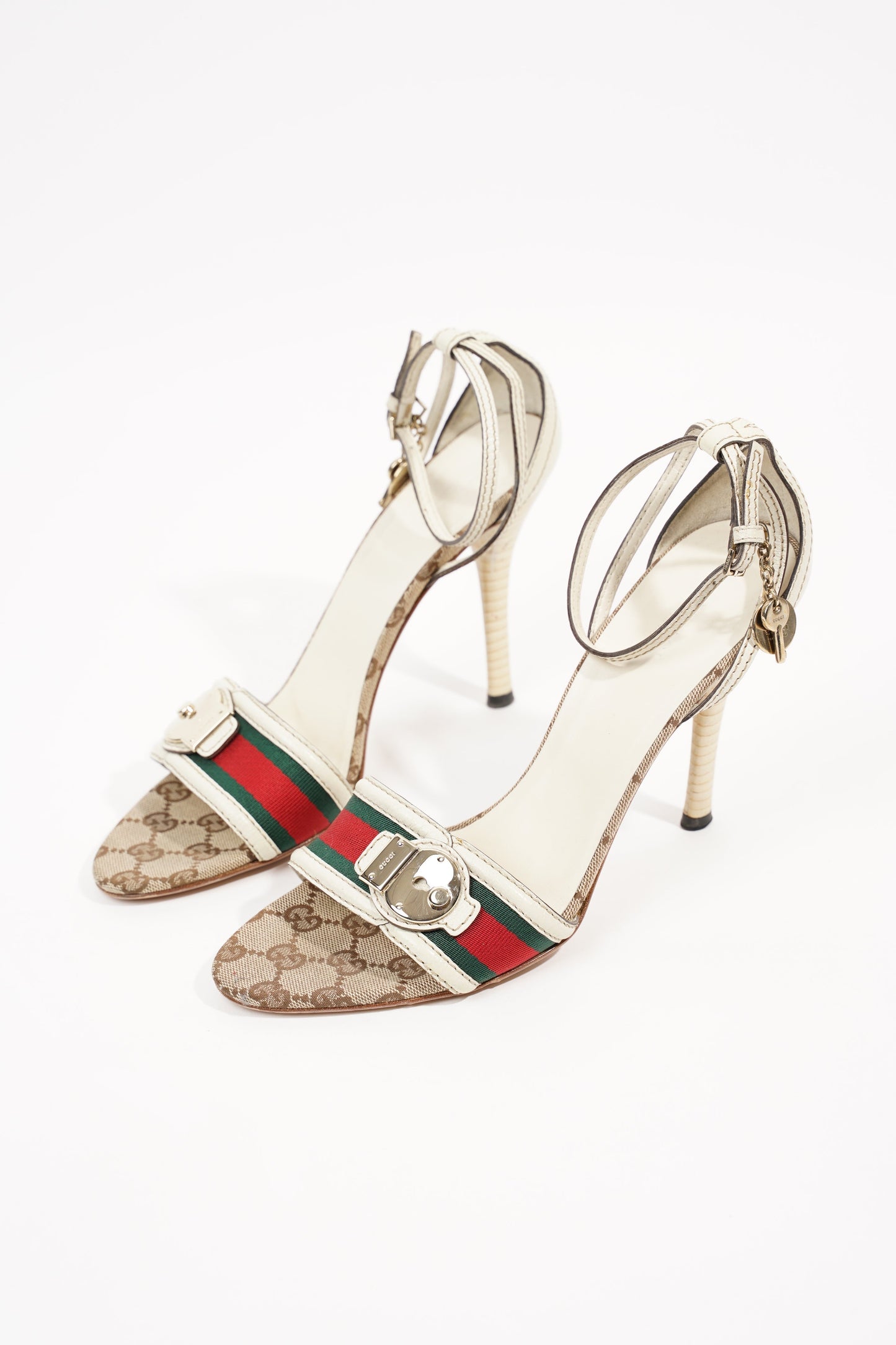 Gucci Womens Strap Sandal White Supreme EU 40 UK 7