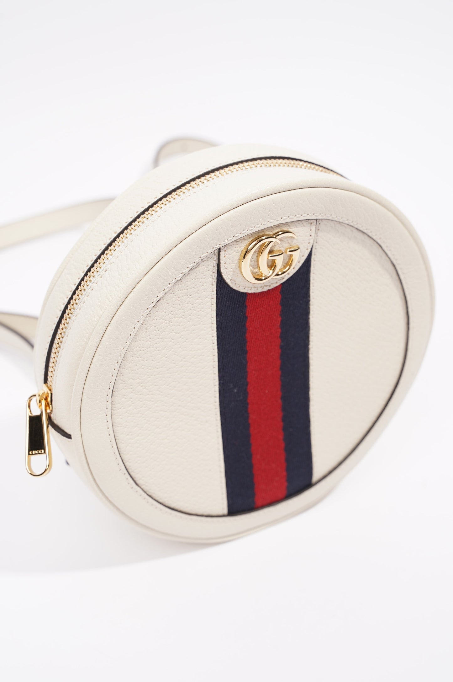 Gucci Ophidia GG Round Backpack Cream Mini