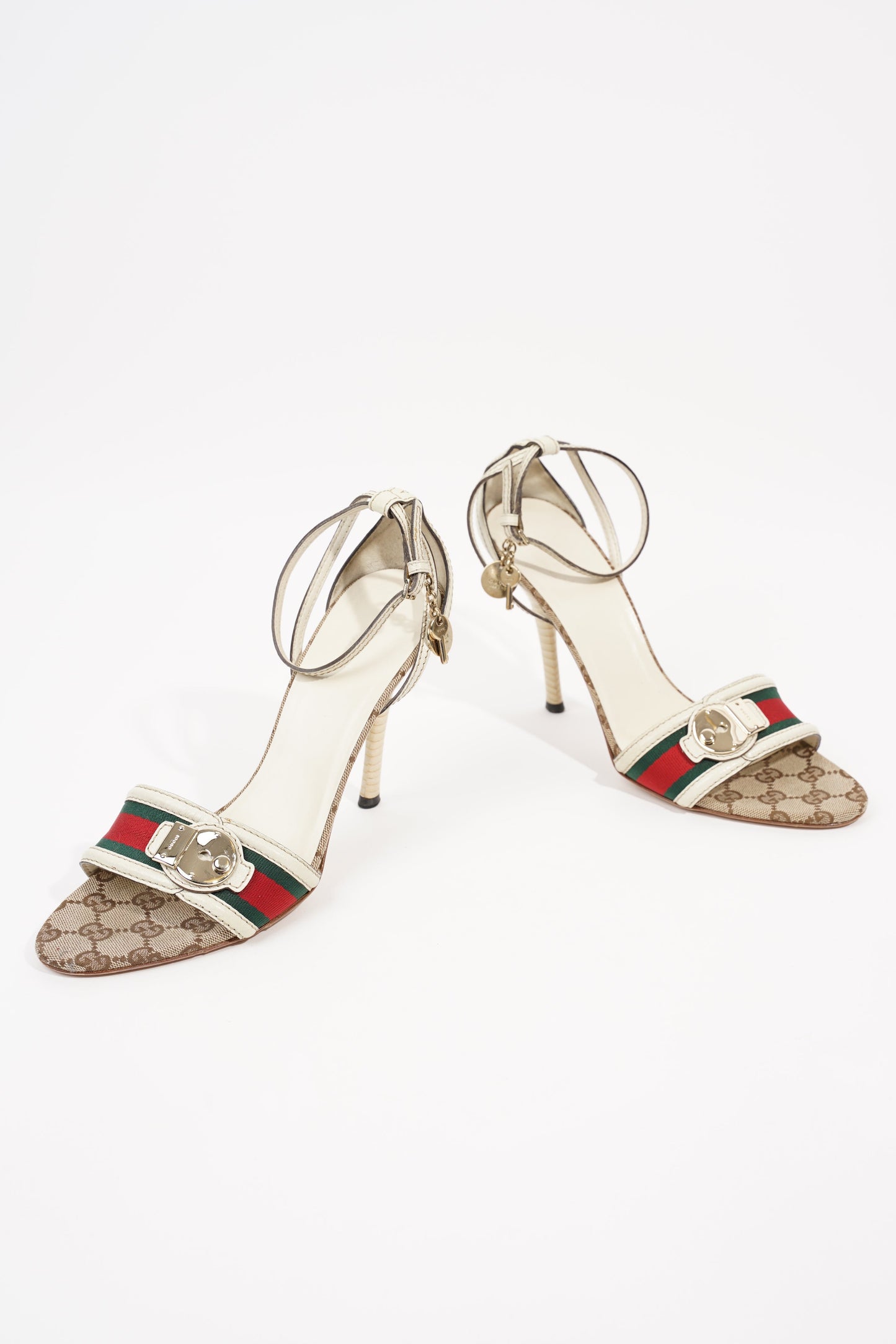Gucci Womens Strap Sandal White Supreme EU 40 UK 7