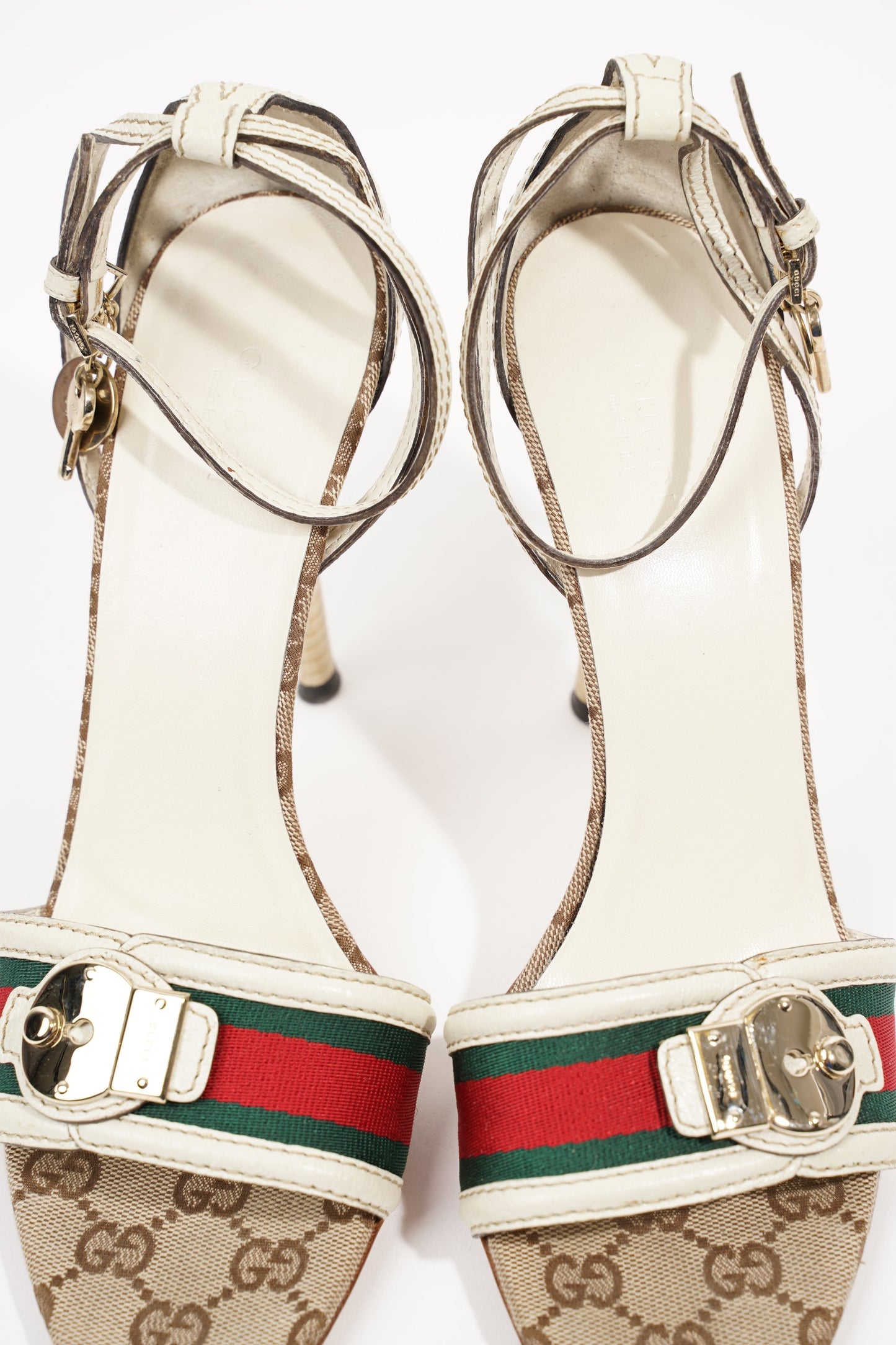 Gucci Womens Strap Sandal White Supreme EU 40 UK 7