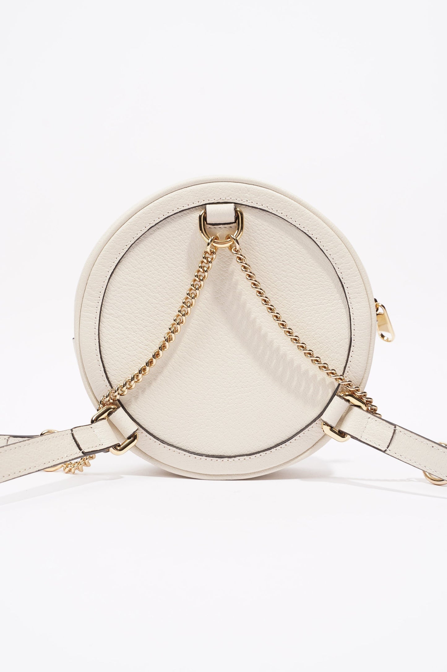 Gucci Ophidia GG Round Backpack Cream Mini