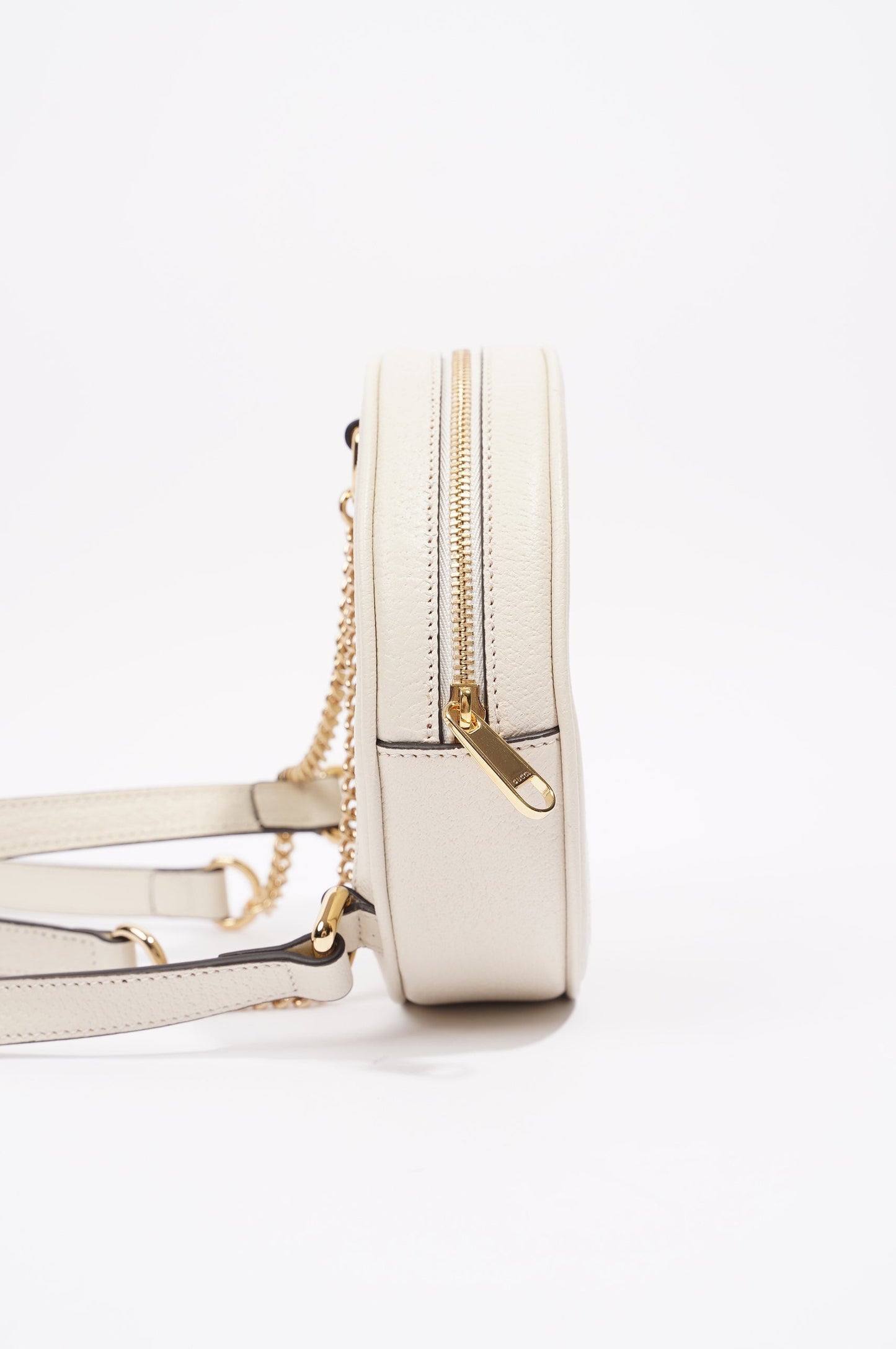 Gucci Ophidia GG Round Backpack Cream Mini