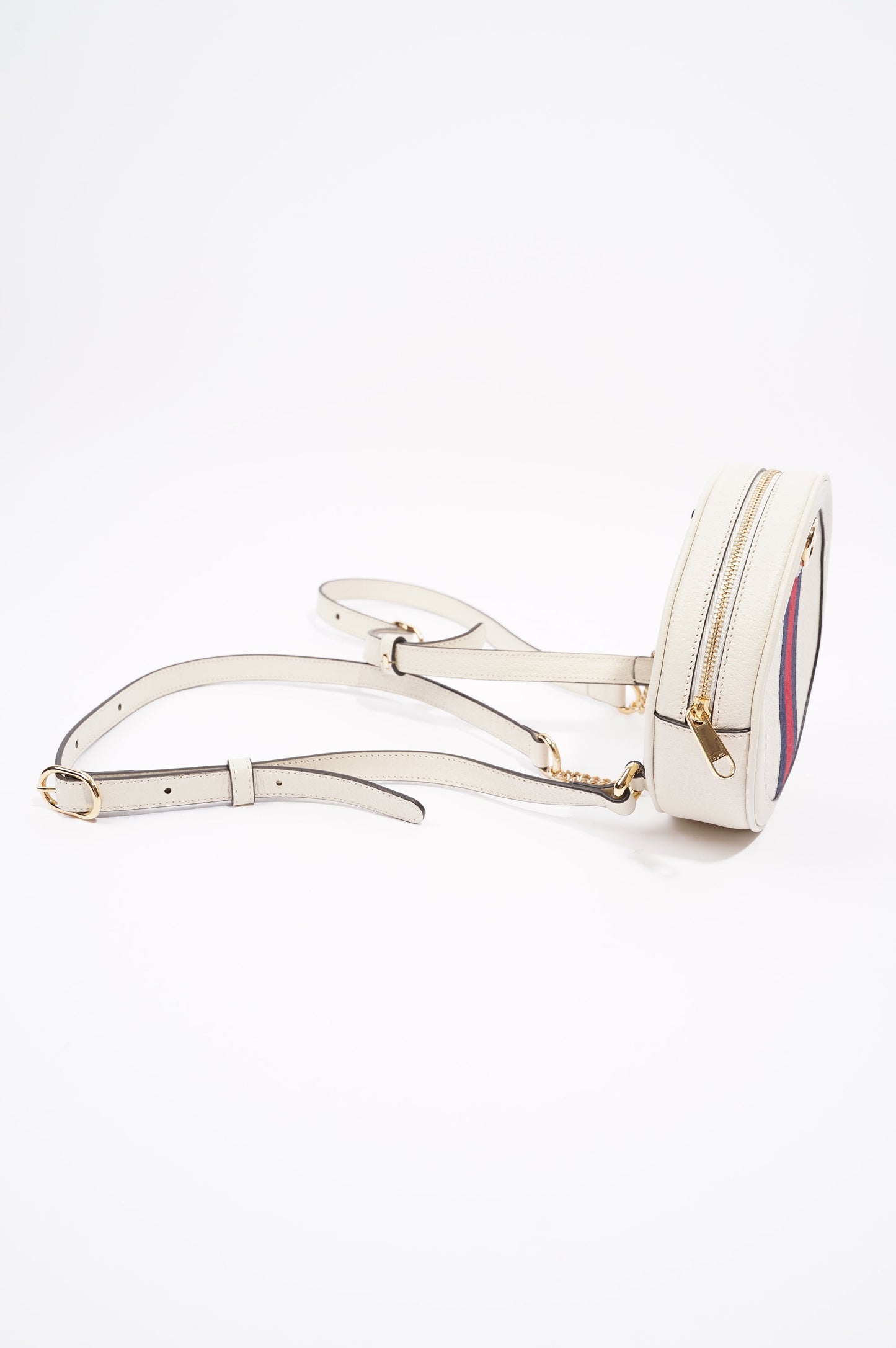 Gucci Ophidia GG Round Backpack Cream Mini