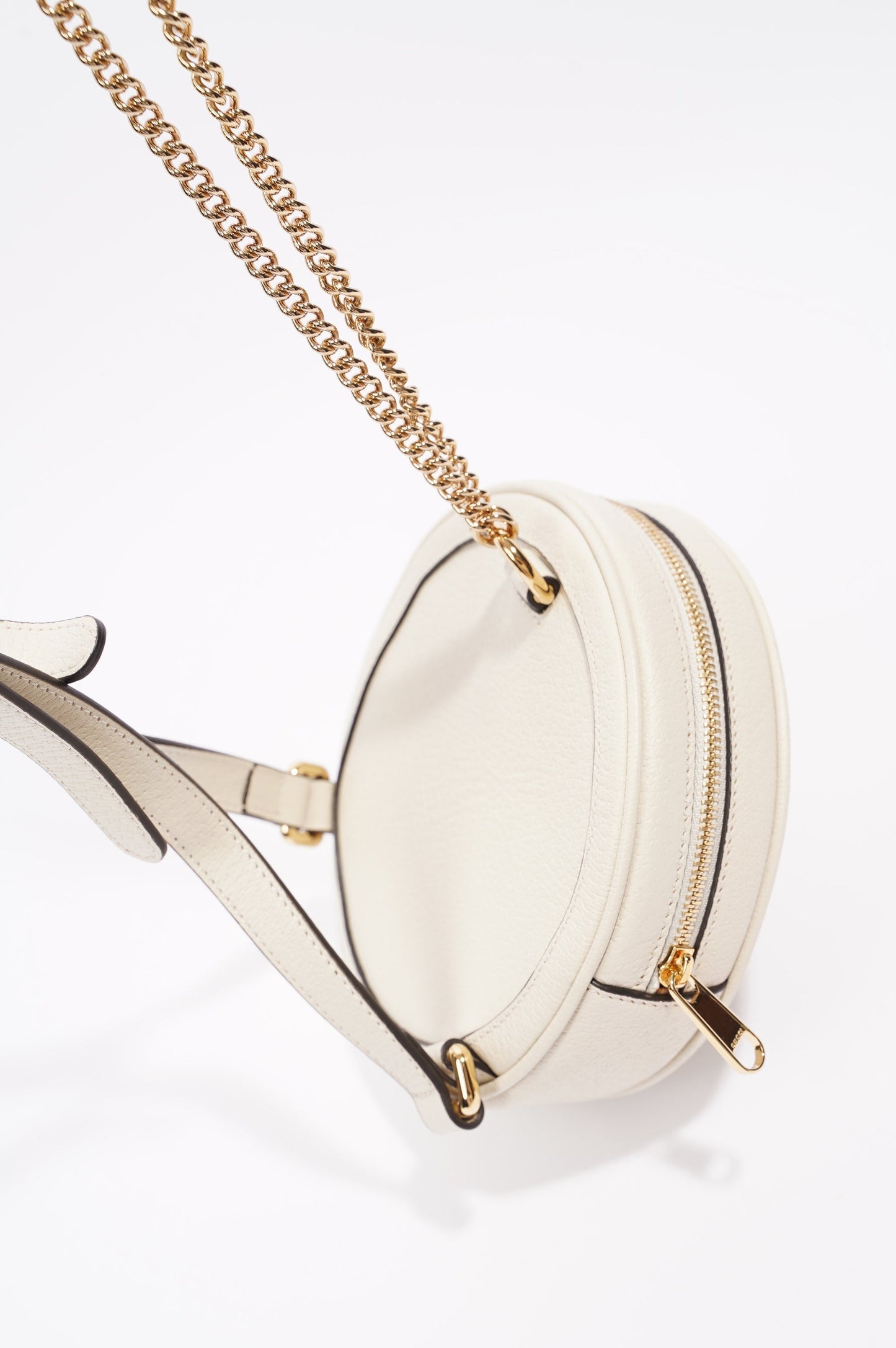 Gucci Ophidia GG Round Backpack Cream Mini