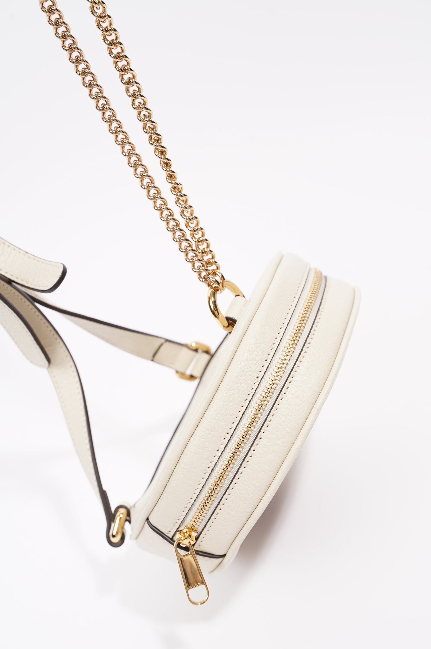 Gucci Ophidia GG Round Backpack Cream Mini