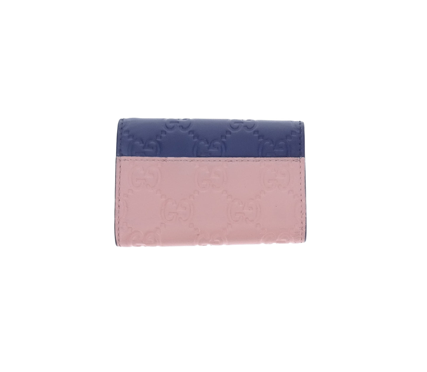 Gucci Guccissima Navy & Pink 6 Key Case