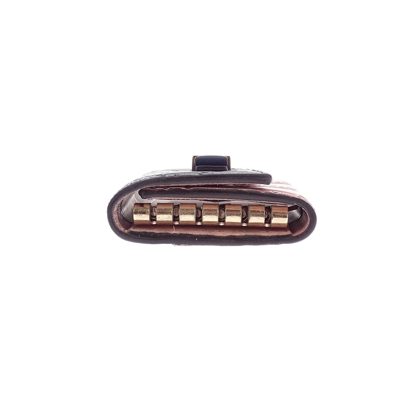 Gucci Guccissima Navy & Pink 6 Key Case