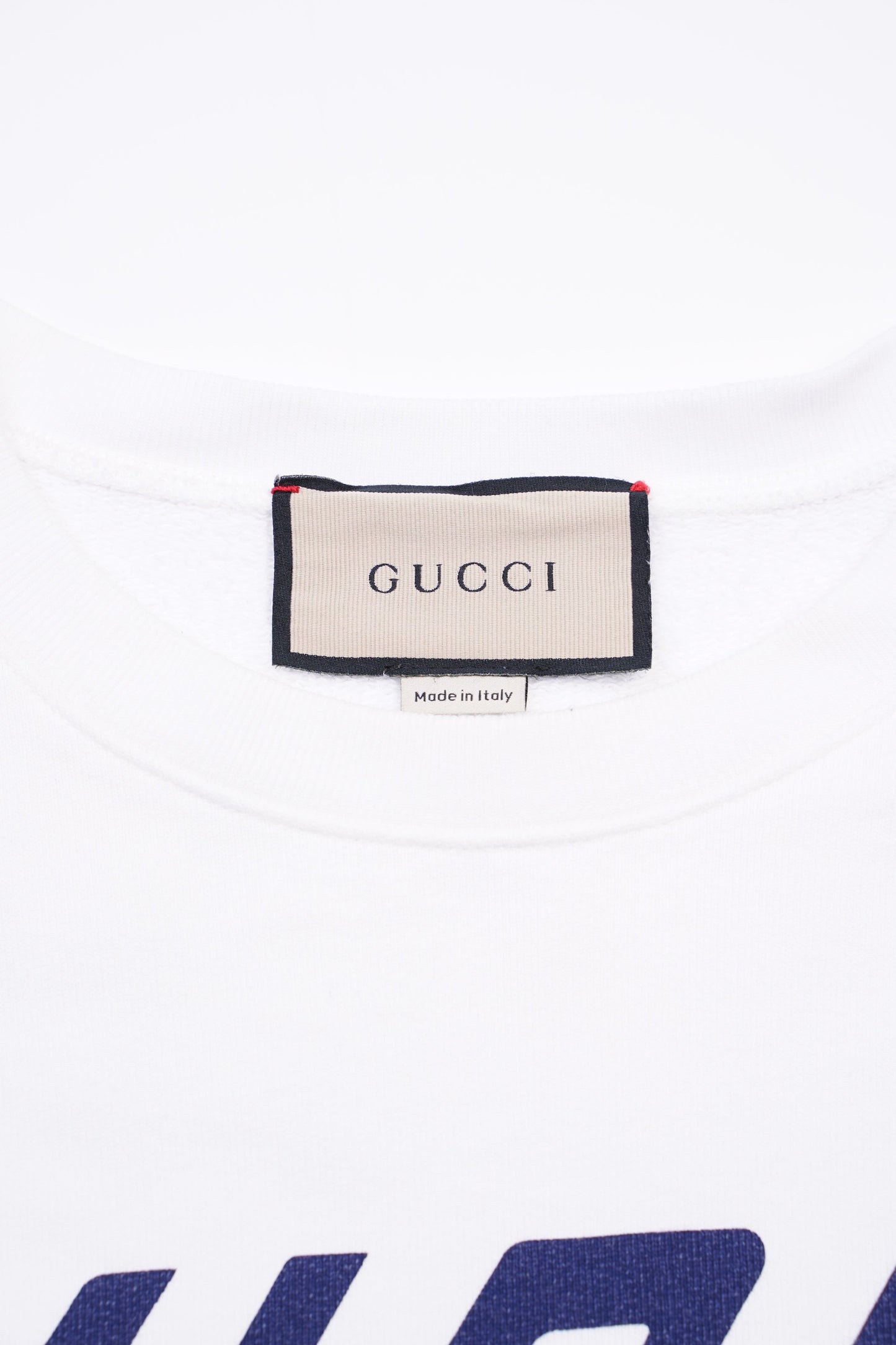 Gucci Mens Mirrored Logo Sweatshirt UK M