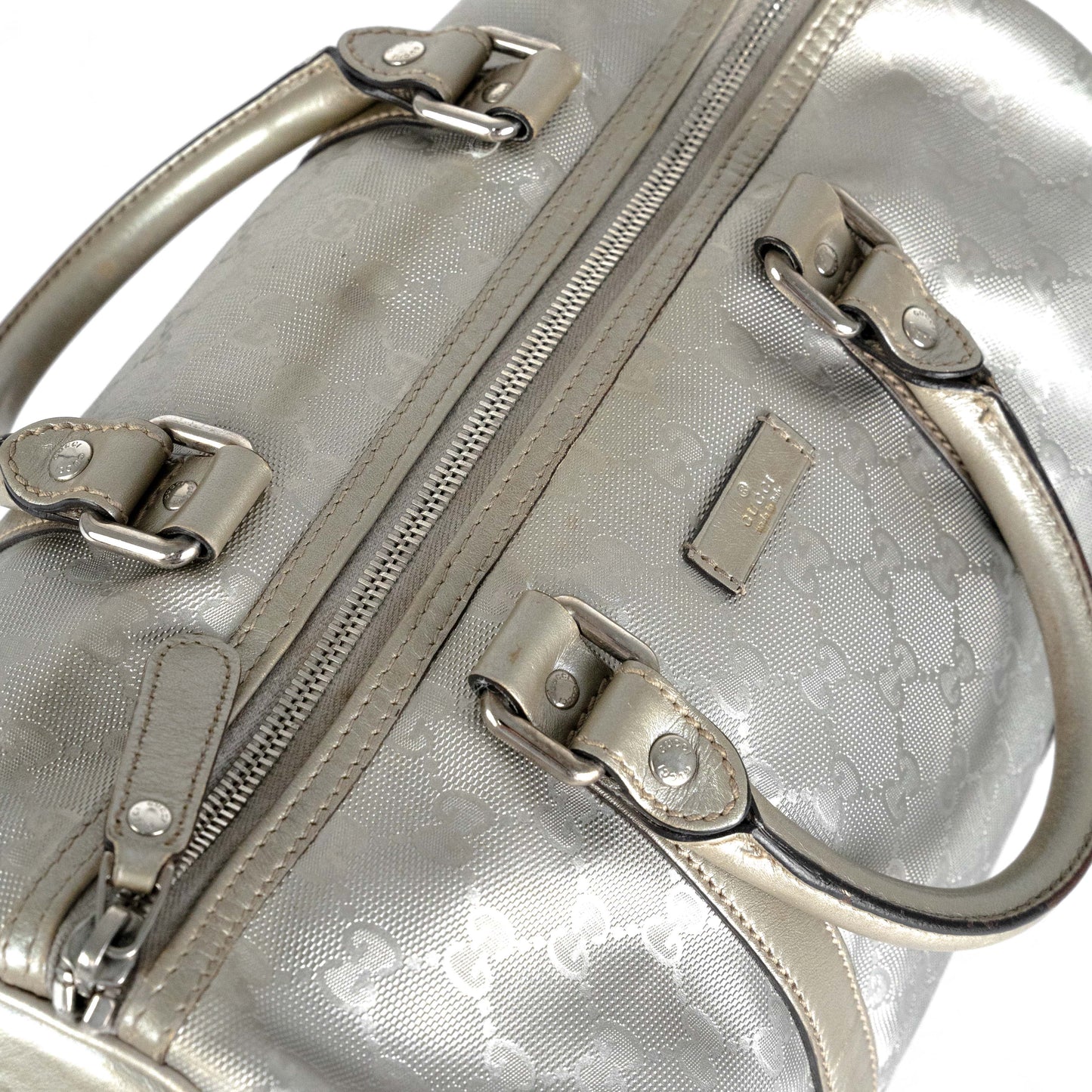 Gucci Boston Bag Silver