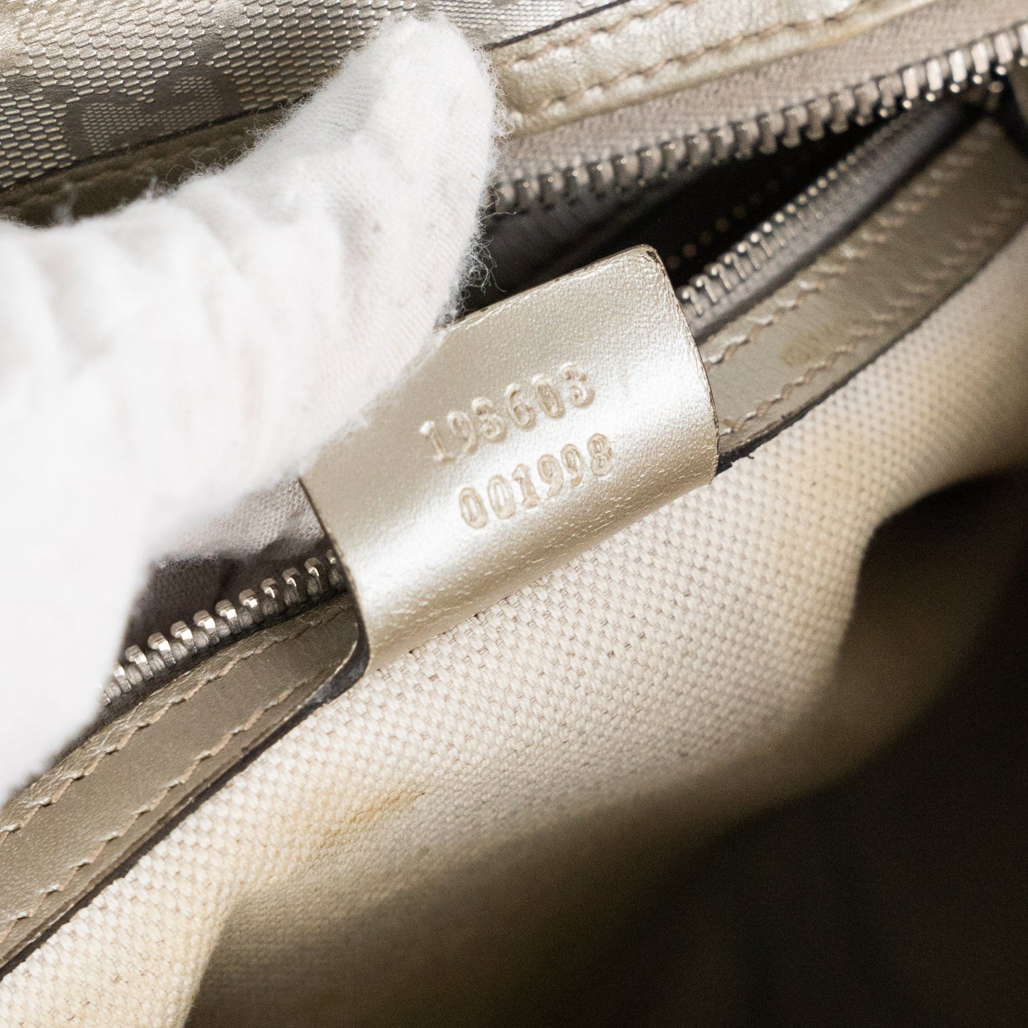 Gucci Boston Bag Silver