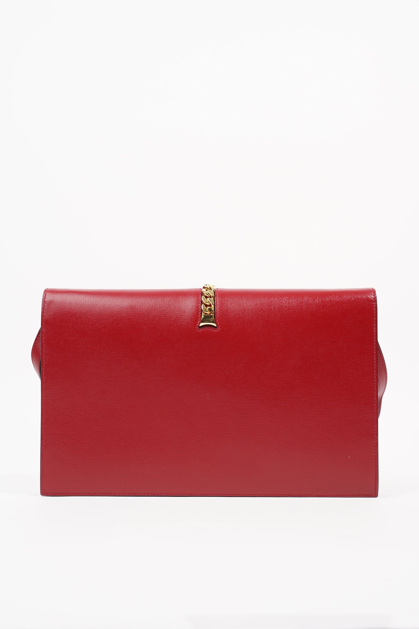 Gucci Womans Sylvie 1969 Shoulder Bag Red Medium