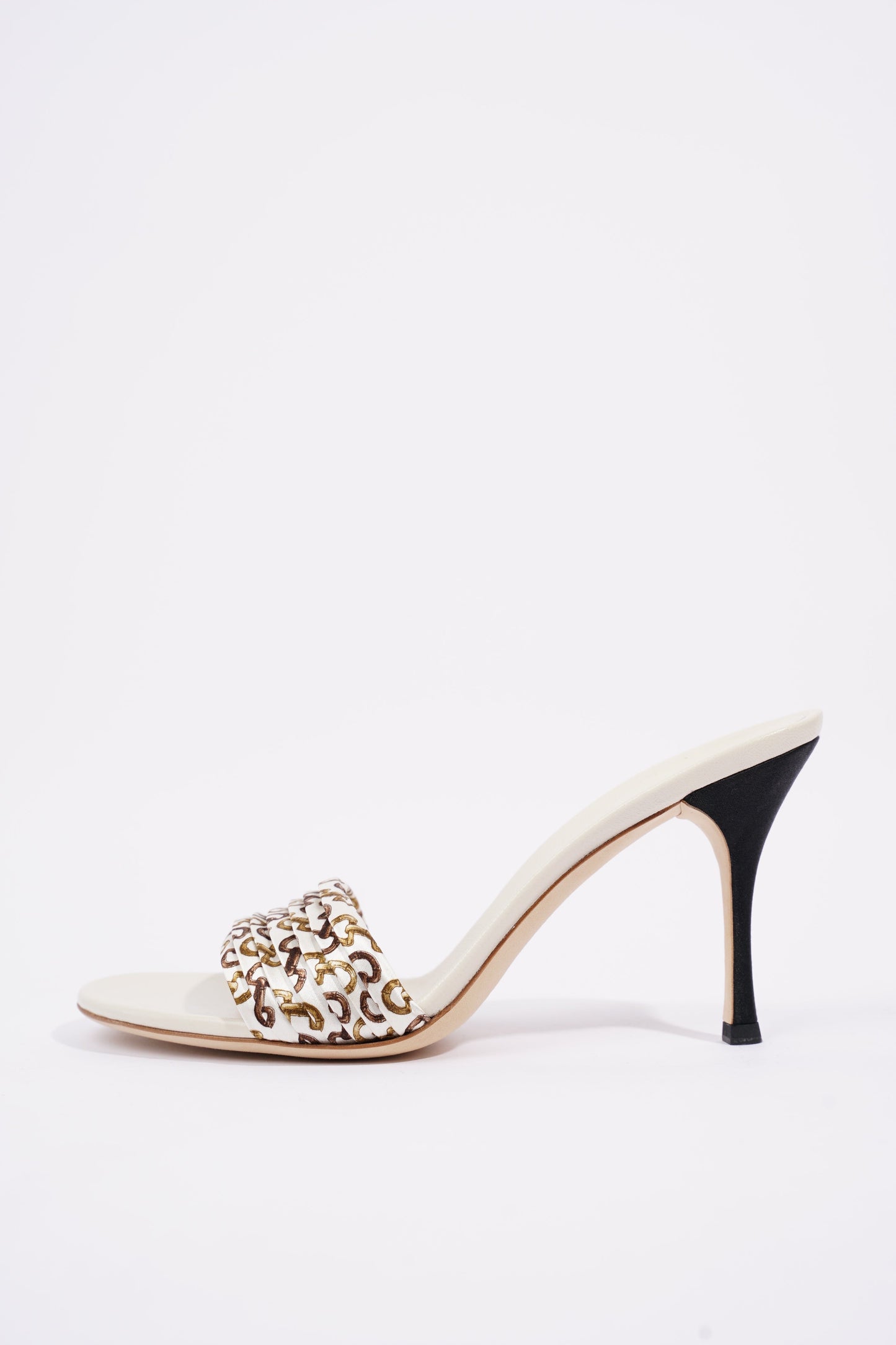 Gucci Womens Christelle Fabric Mule White EU 38 / UK 5