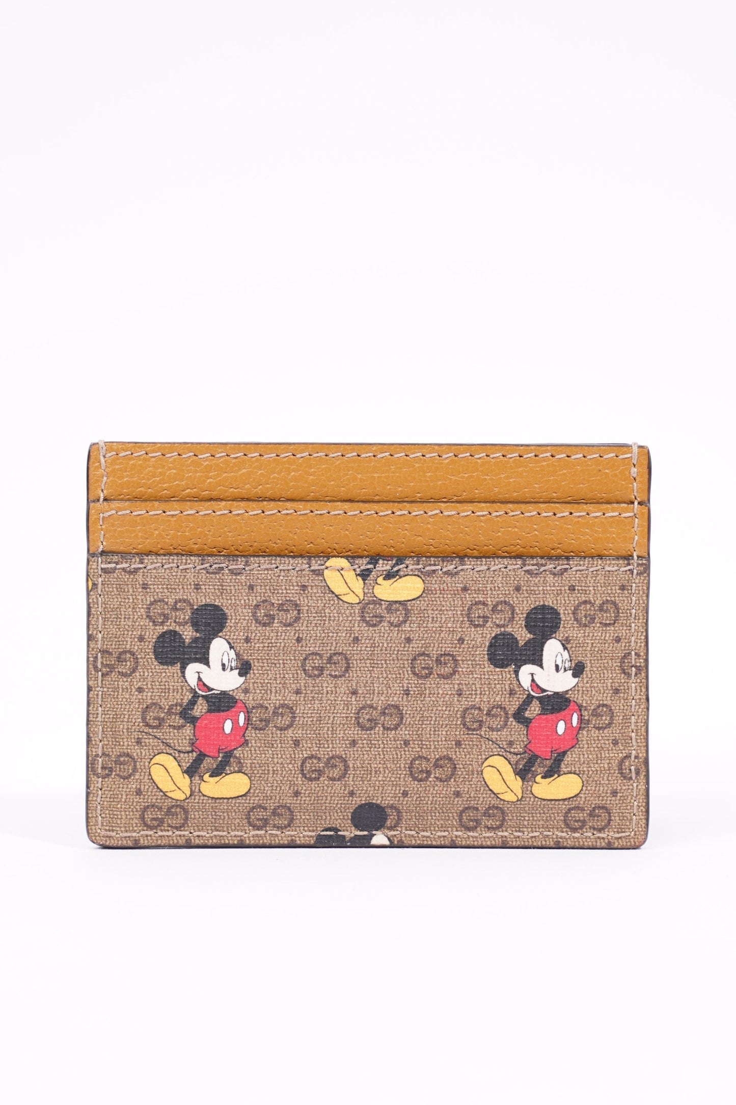 Gucci x Disney Womens Card Holder Brown