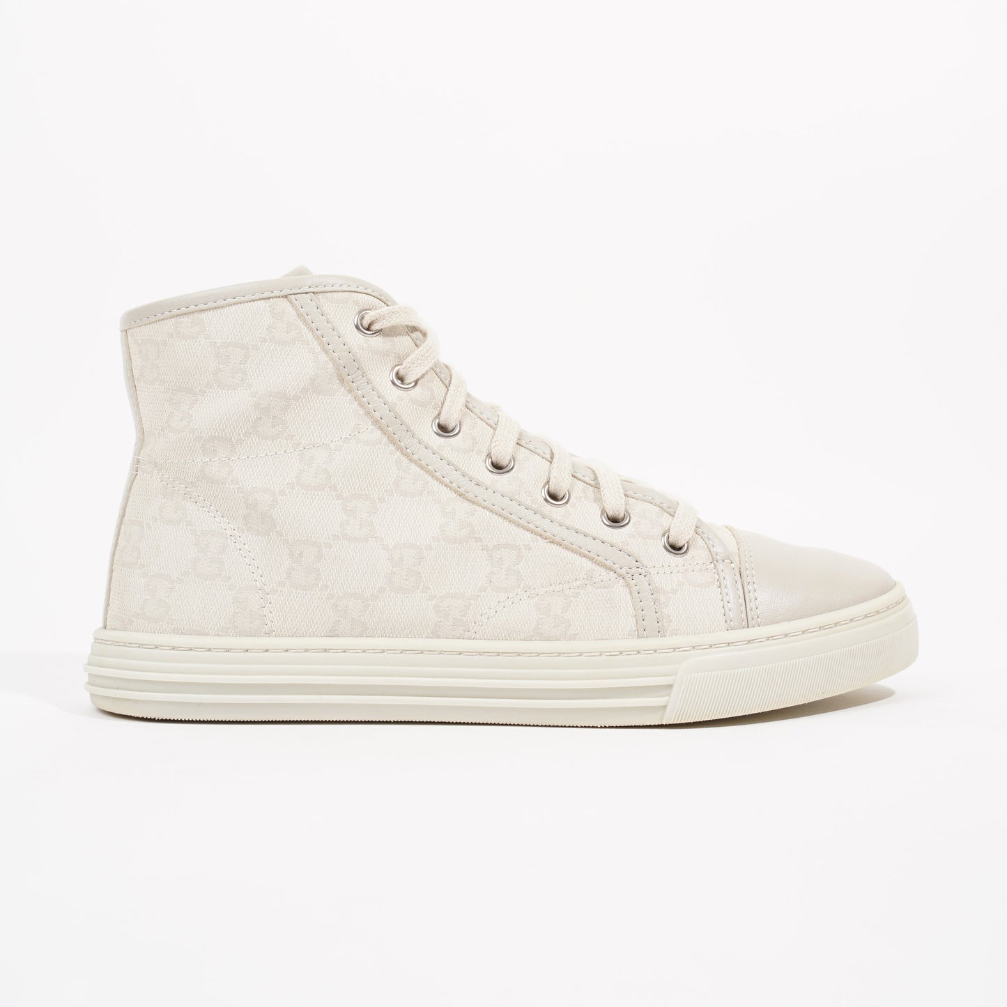 Gucci Womens GG High Top Beige EU 37.5 / UK 4.5