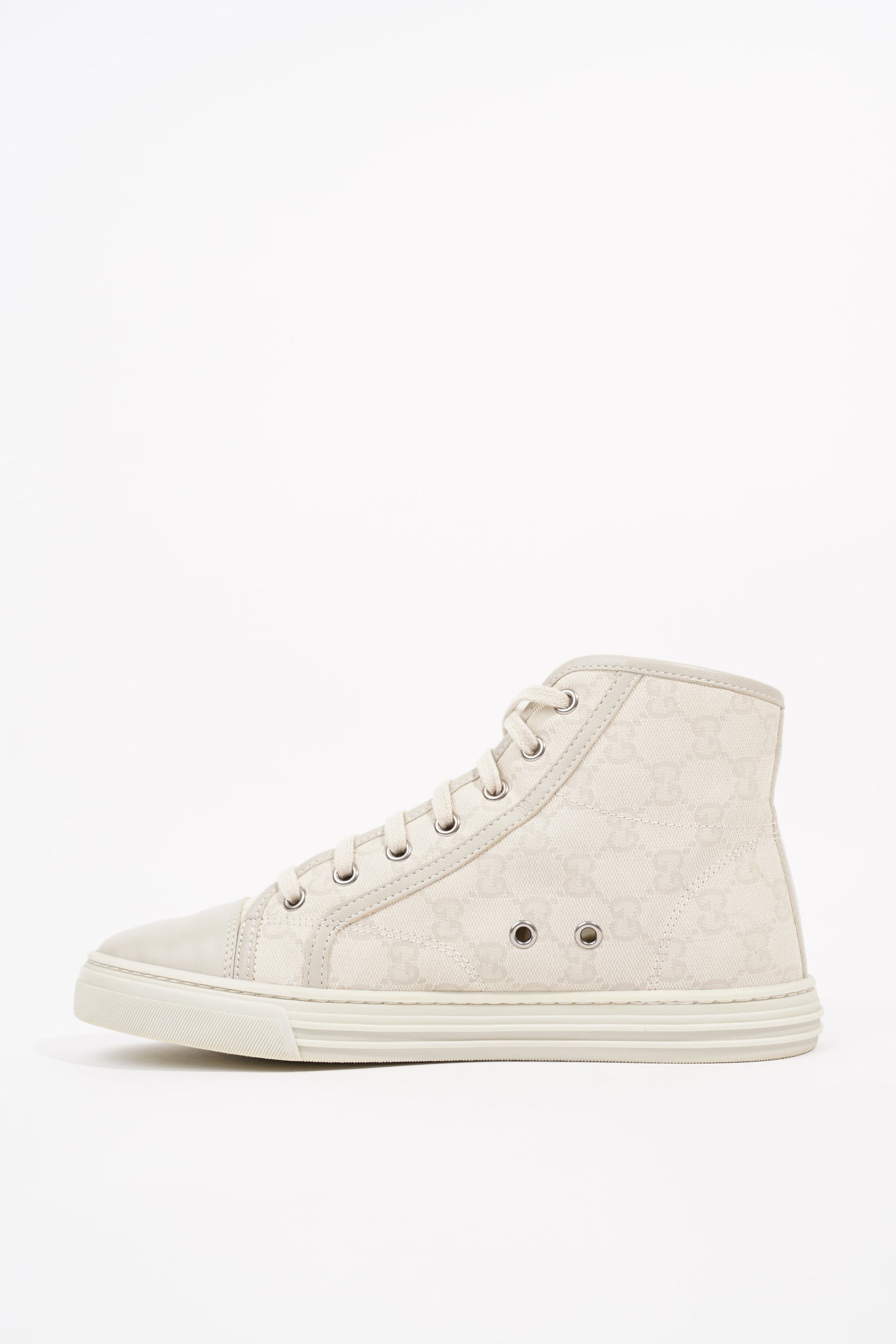 Gucci Womens GG High Top Beige EU 37.5 / UK 4.5