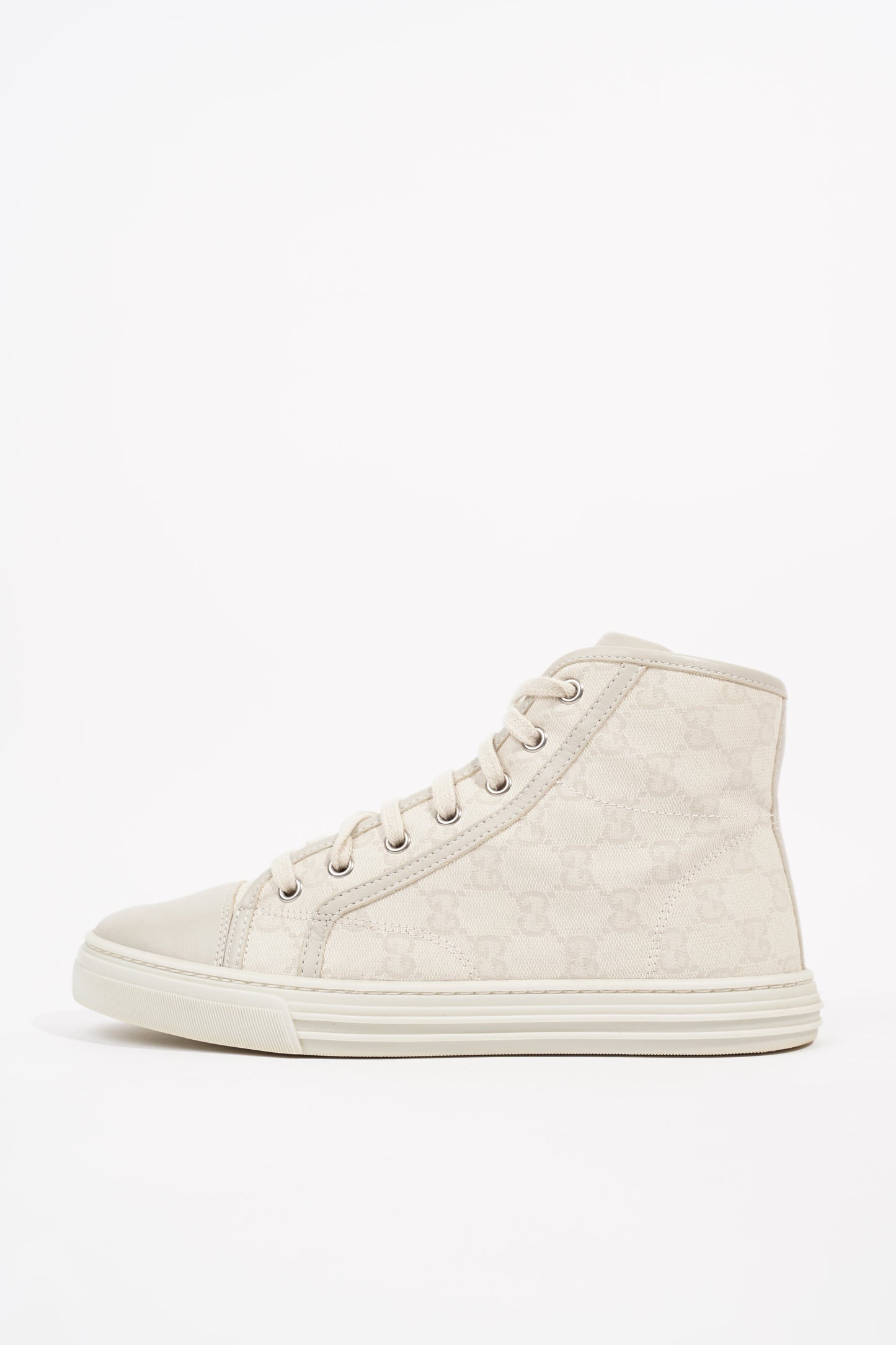 Gucci Womens GG High Top Beige EU 37.5 / UK 4.5