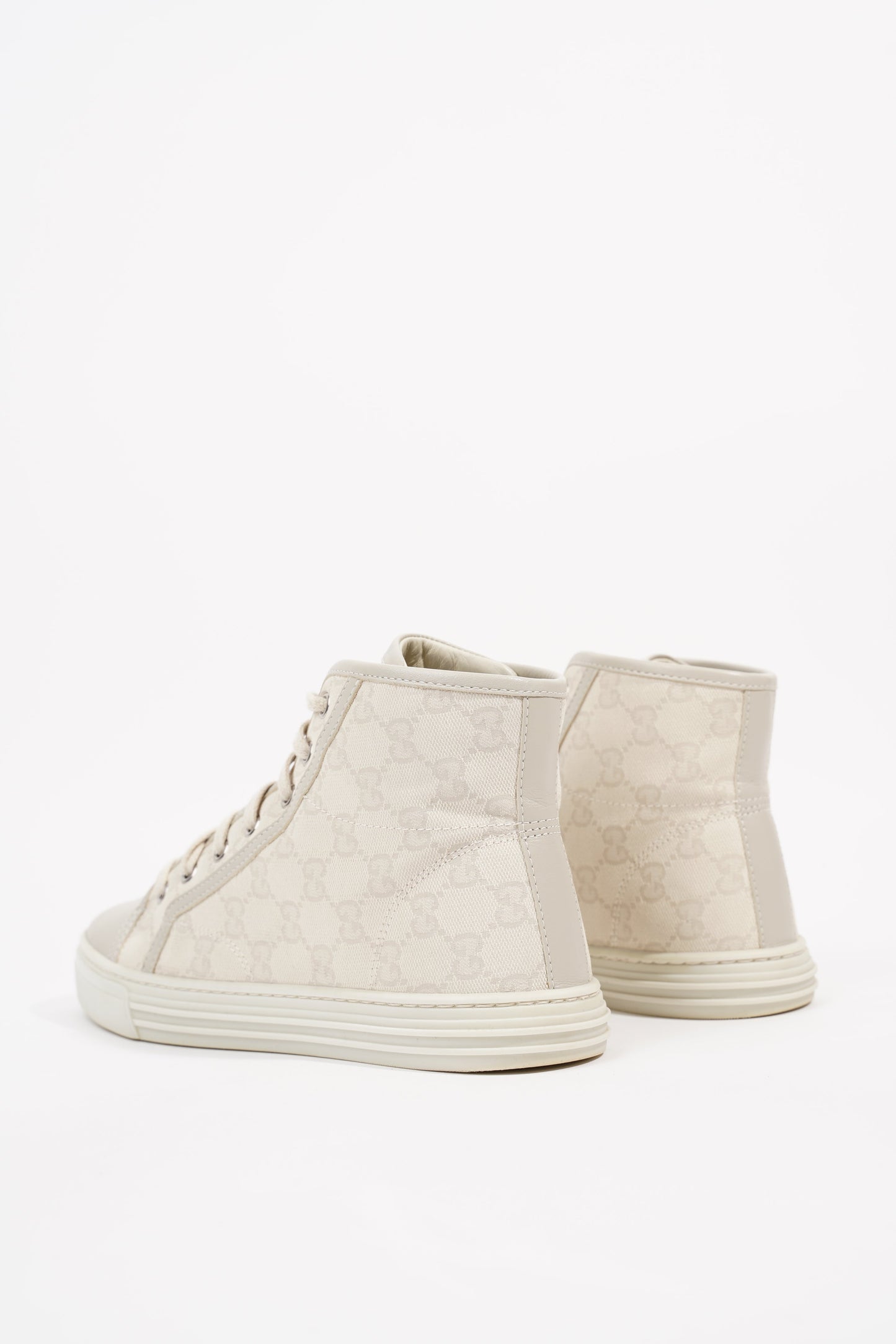 Gucci Womens GG High Top Beige EU 37.5 / UK 4.5