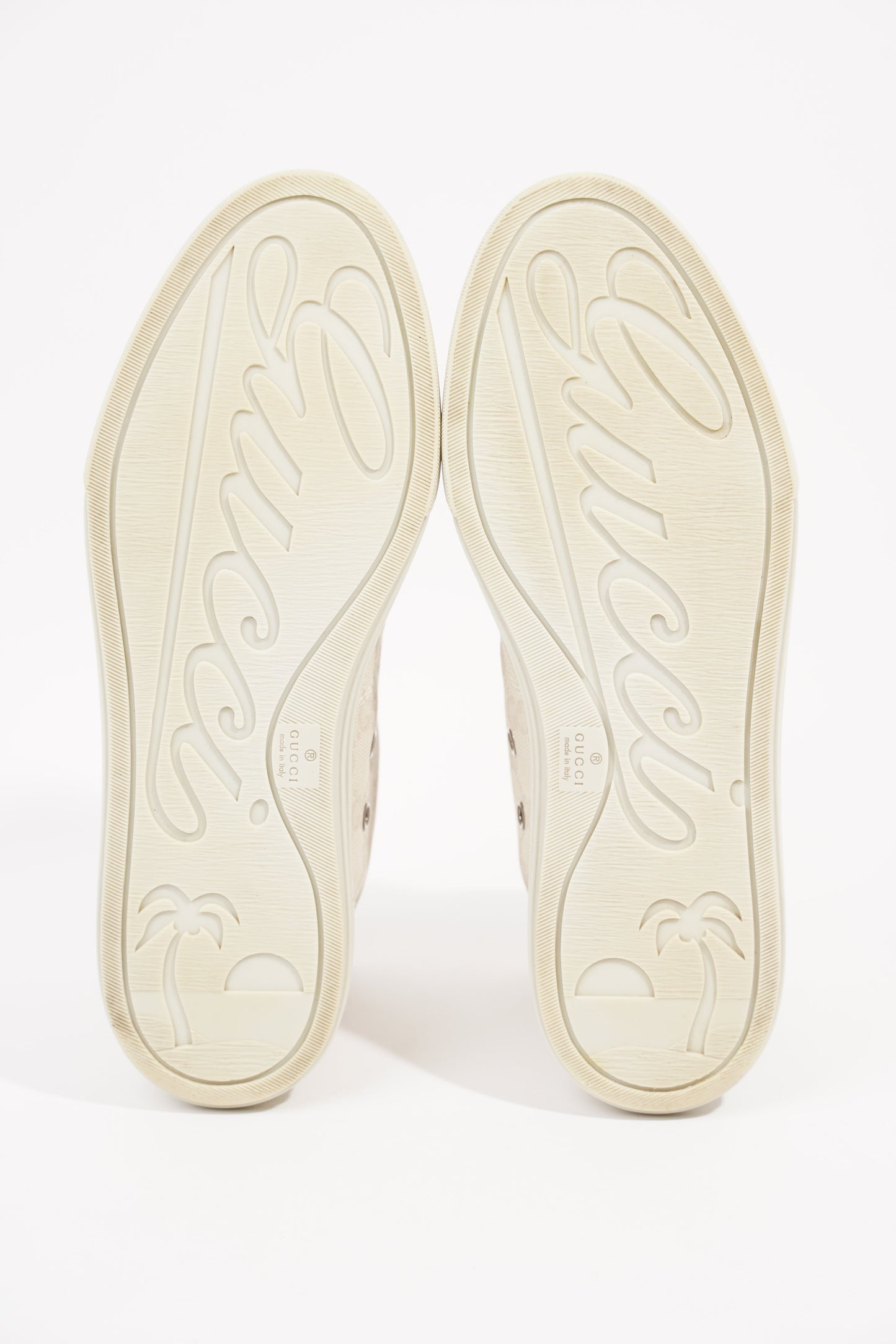 Gucci Womens GG High Top Beige EU 37.5 / UK 4.5