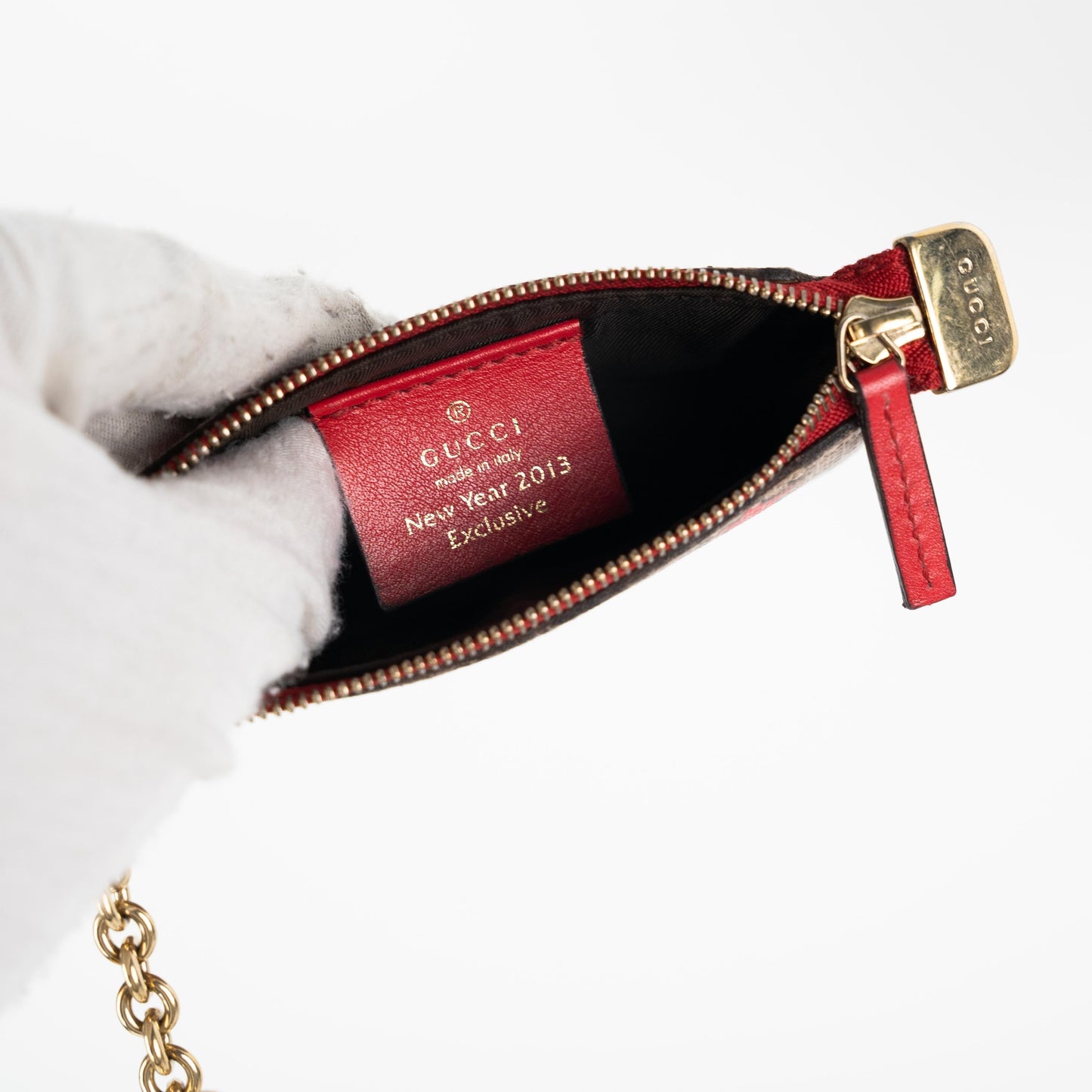 Gucci Supreme Star Zip around Wallet with Key Pouch Monogram