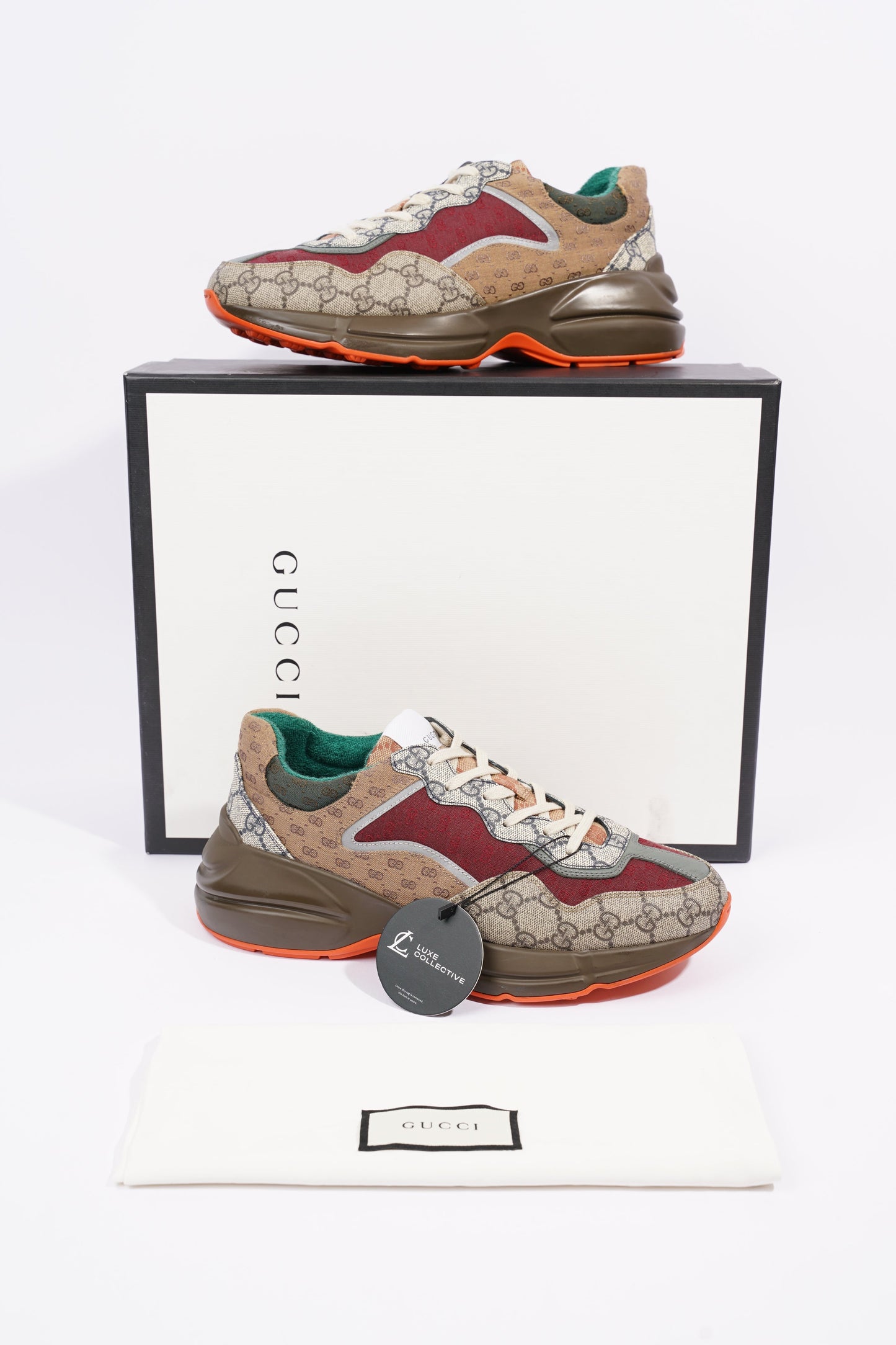 Gucci Mens Rhyton Multi / Print EU 41.5 / UK 7.5