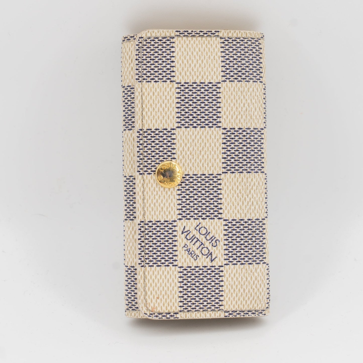 Louis Vuitton Damier Azur key holder