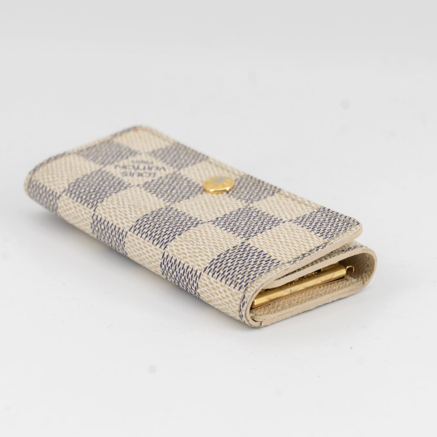 Louis Vuitton Damier Azur key holder