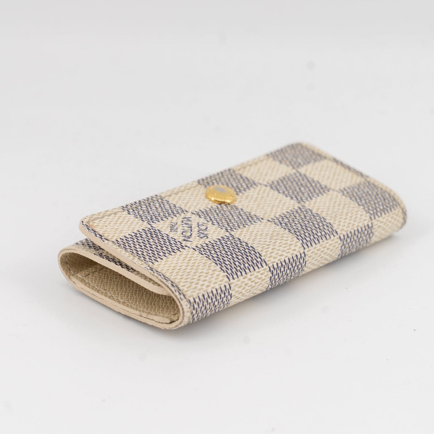 Louis Vuitton Damier Azur key holder