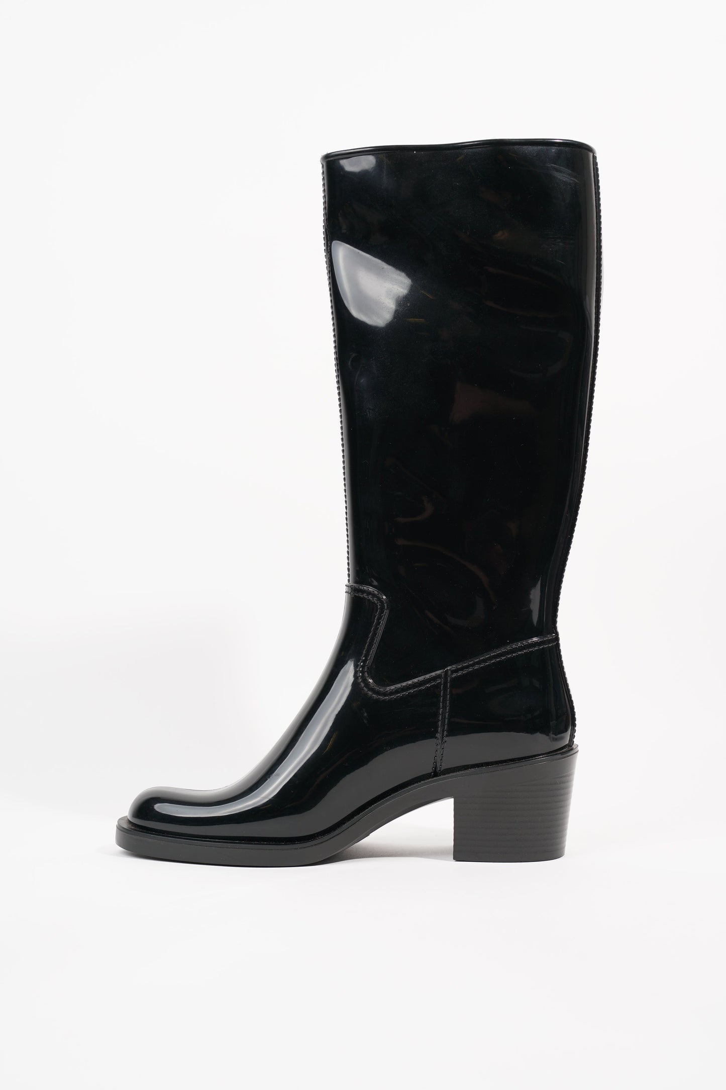 Gucci Womens GG Rainboot Black EU 40 / UK 7