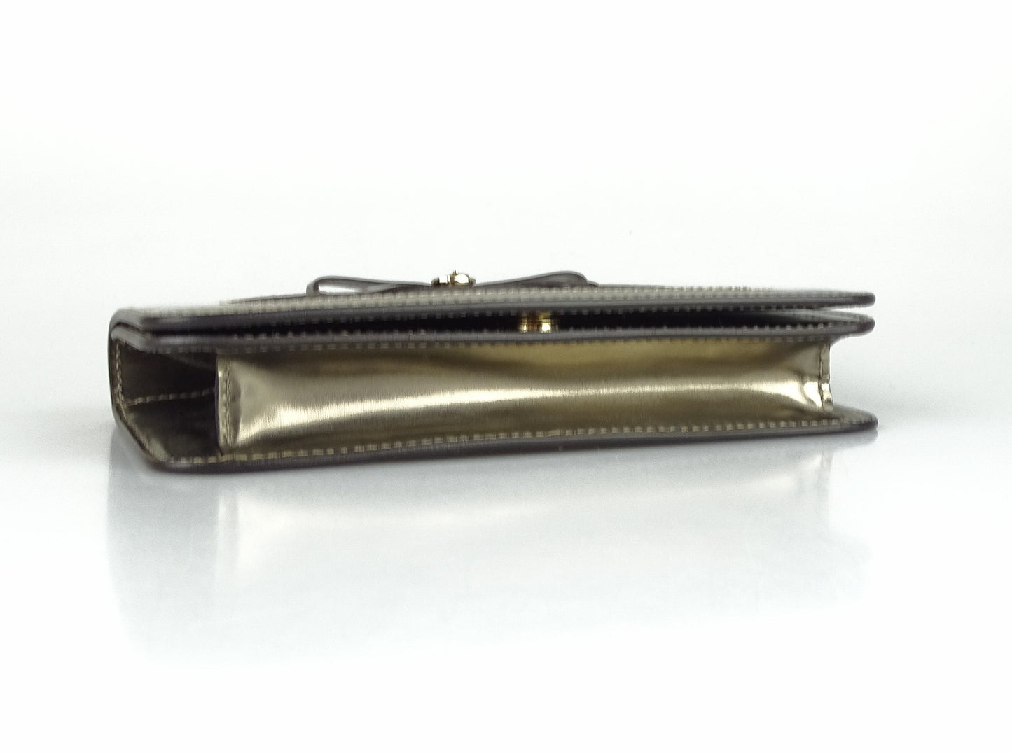 Gucci Metallic Gold Mirror Clutch