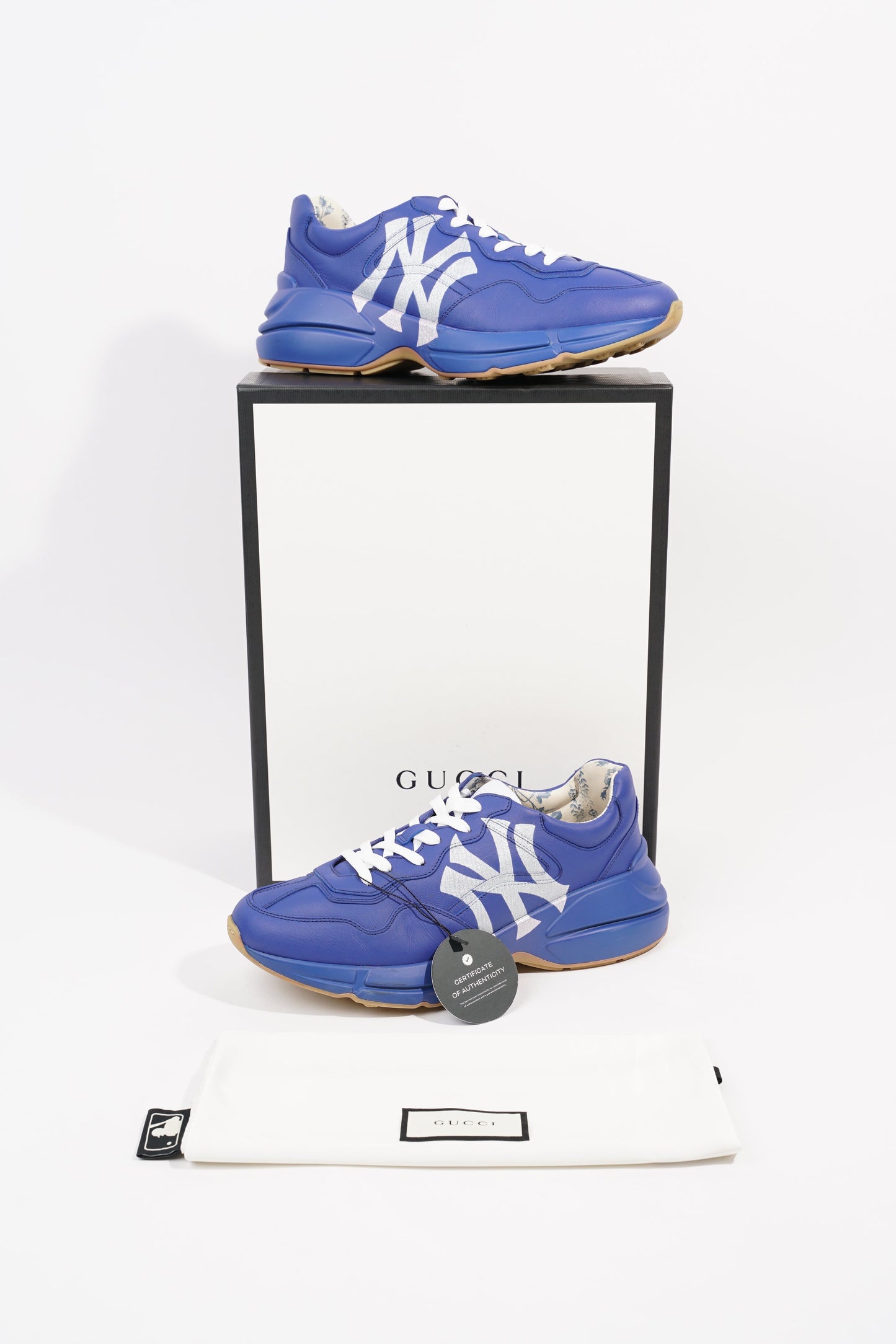 Gucci Mens Rhyton New York Yankees Blue / White EU 42.5 / UK 8.5