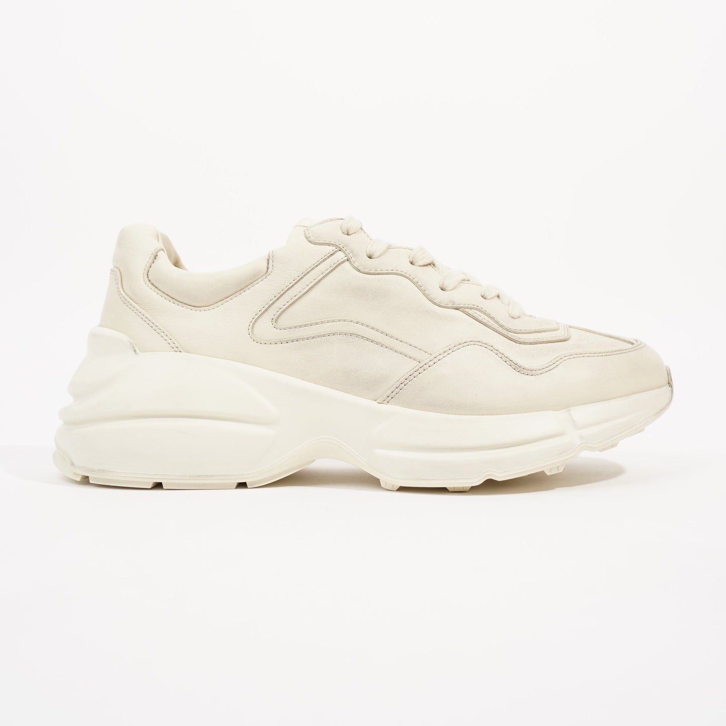 Gucci Mens Rhyton Sneaker Ivory EU 41 / UK 7
