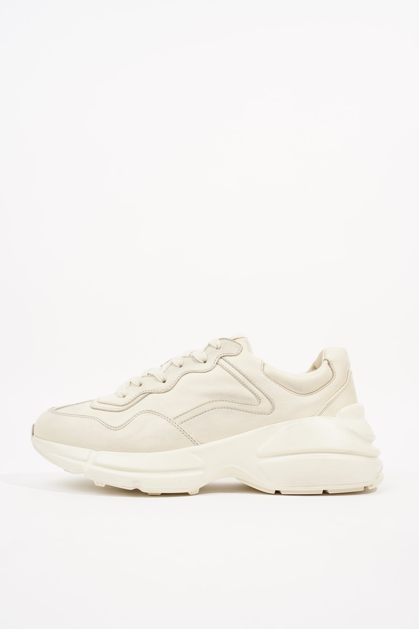 Gucci Mens Rhyton Sneaker Ivory EU 41 / UK 7