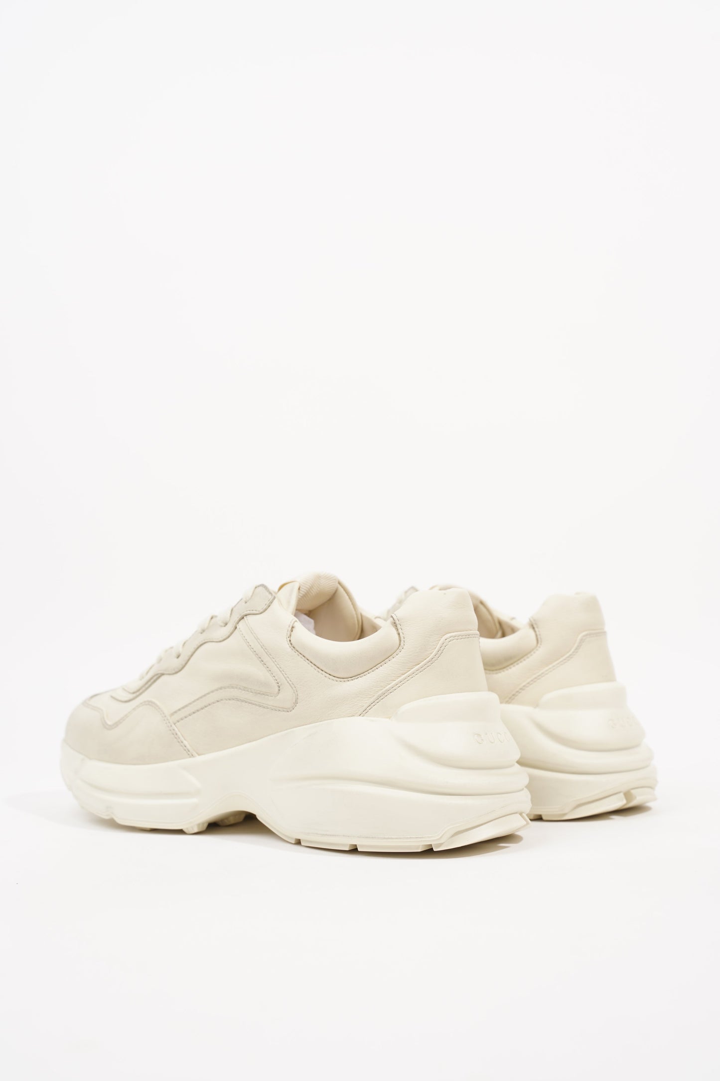 Gucci Mens Rhyton Sneaker Ivory EU 41 / UK 7