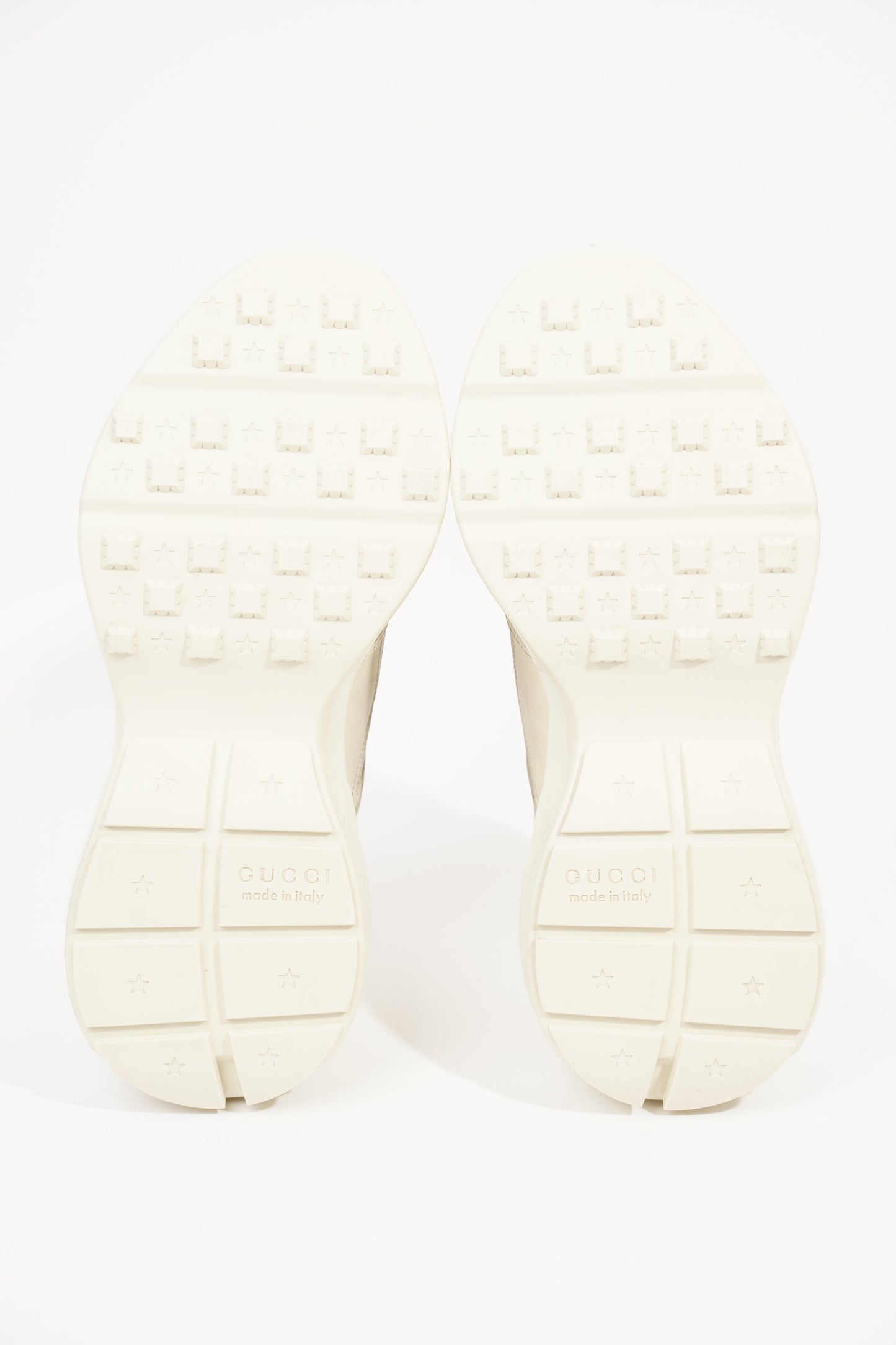 Gucci Mens Rhyton Sneaker Ivory EU 41 / UK 7