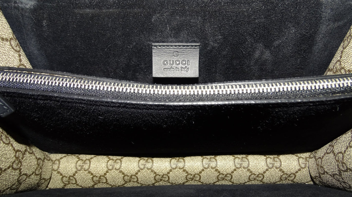 Gucci Dionysus Small GG Supreme & Black Suede