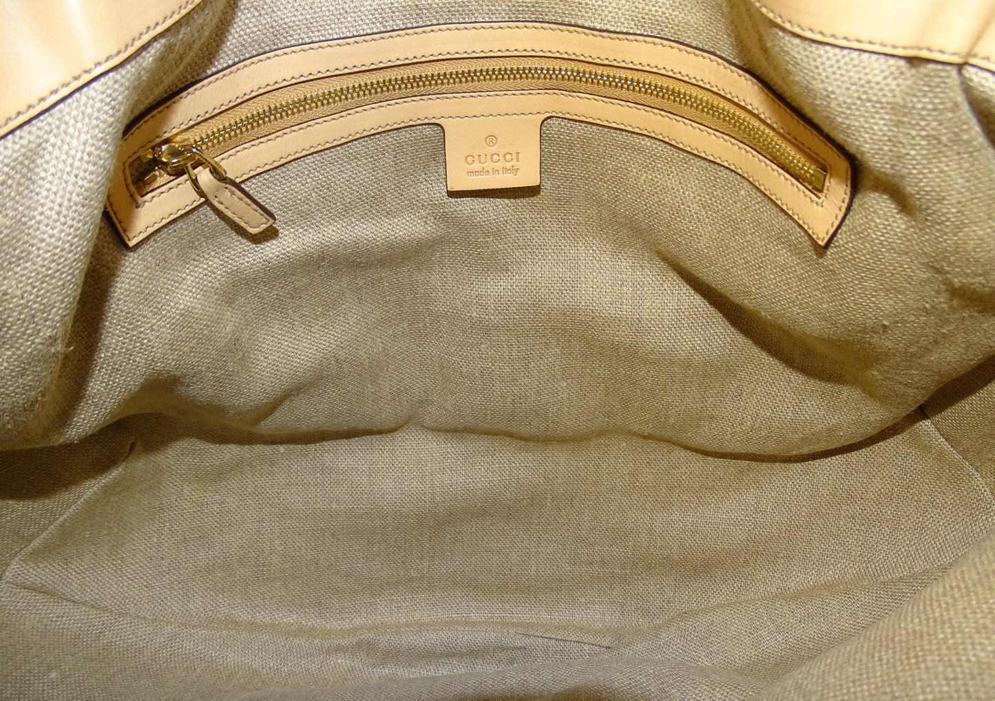 Gucci Floral Canvas Bamboo Two Way Hobo Bag