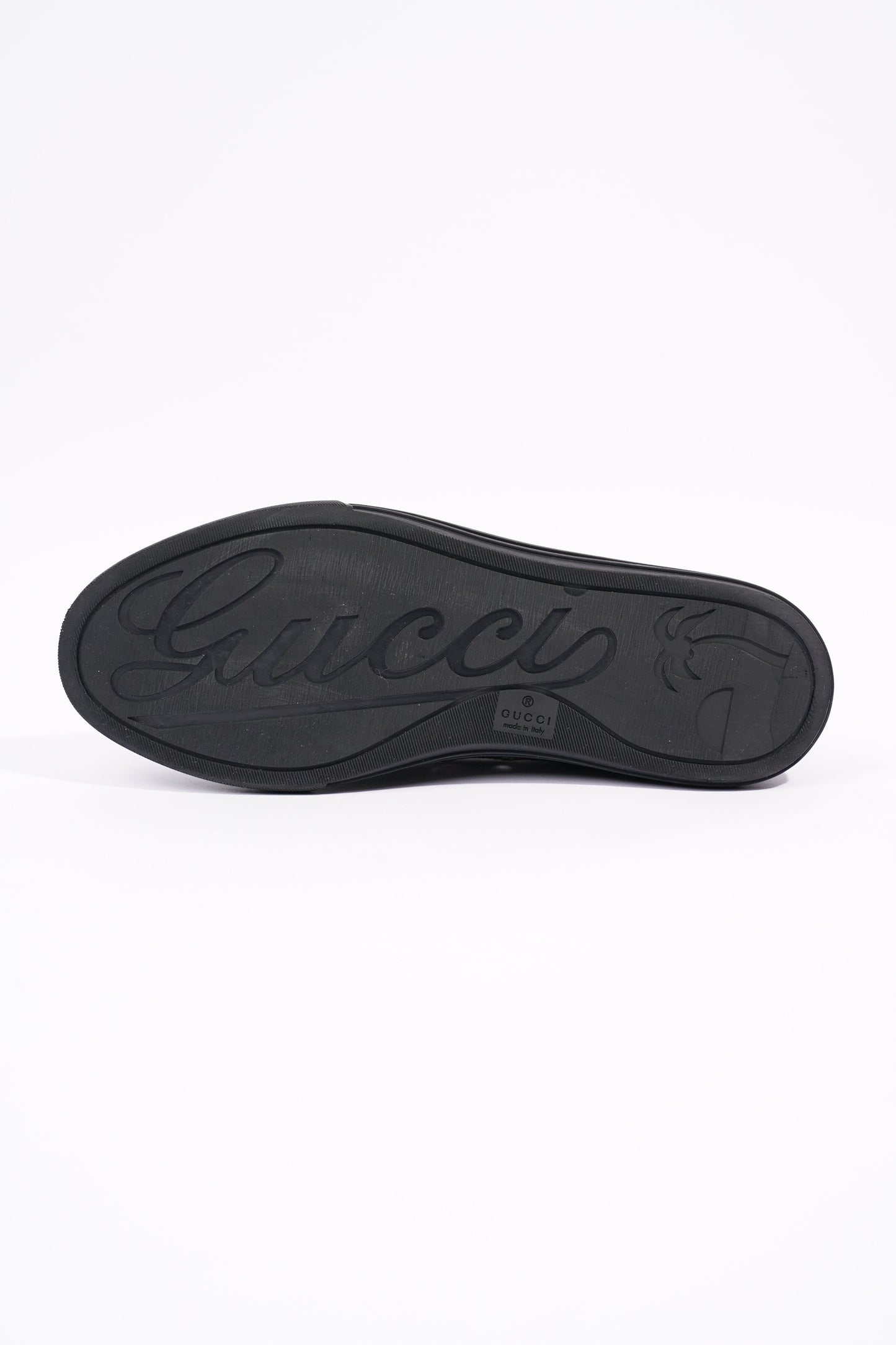 Gucci Mens GG Canvas Low Top Sneaker Black EU 40 / UK 6