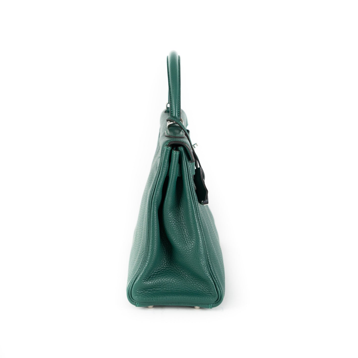 Hermes Kelly 32 Green Malachite Togo - Q Stamp