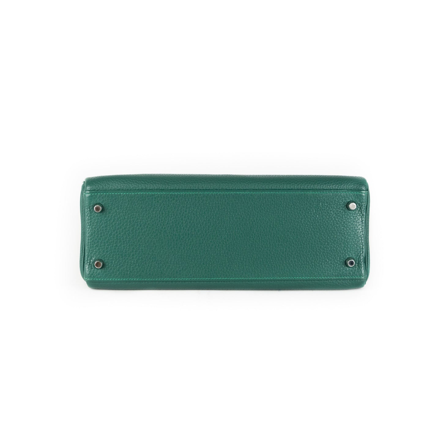 Hermes Kelly 32 Green Malachite Togo - Q Stamp