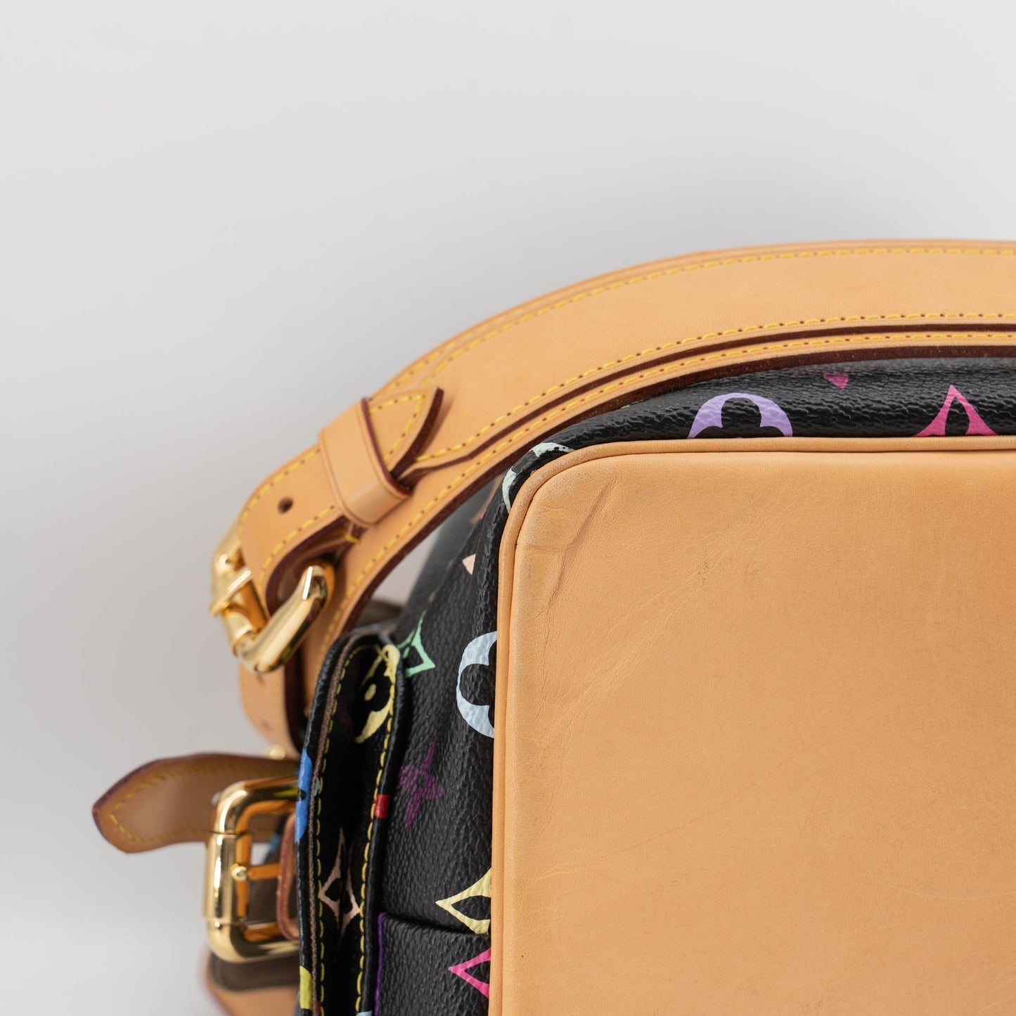 Louis Vuitton Black Monogram Multicolor Petit Noe Bag
