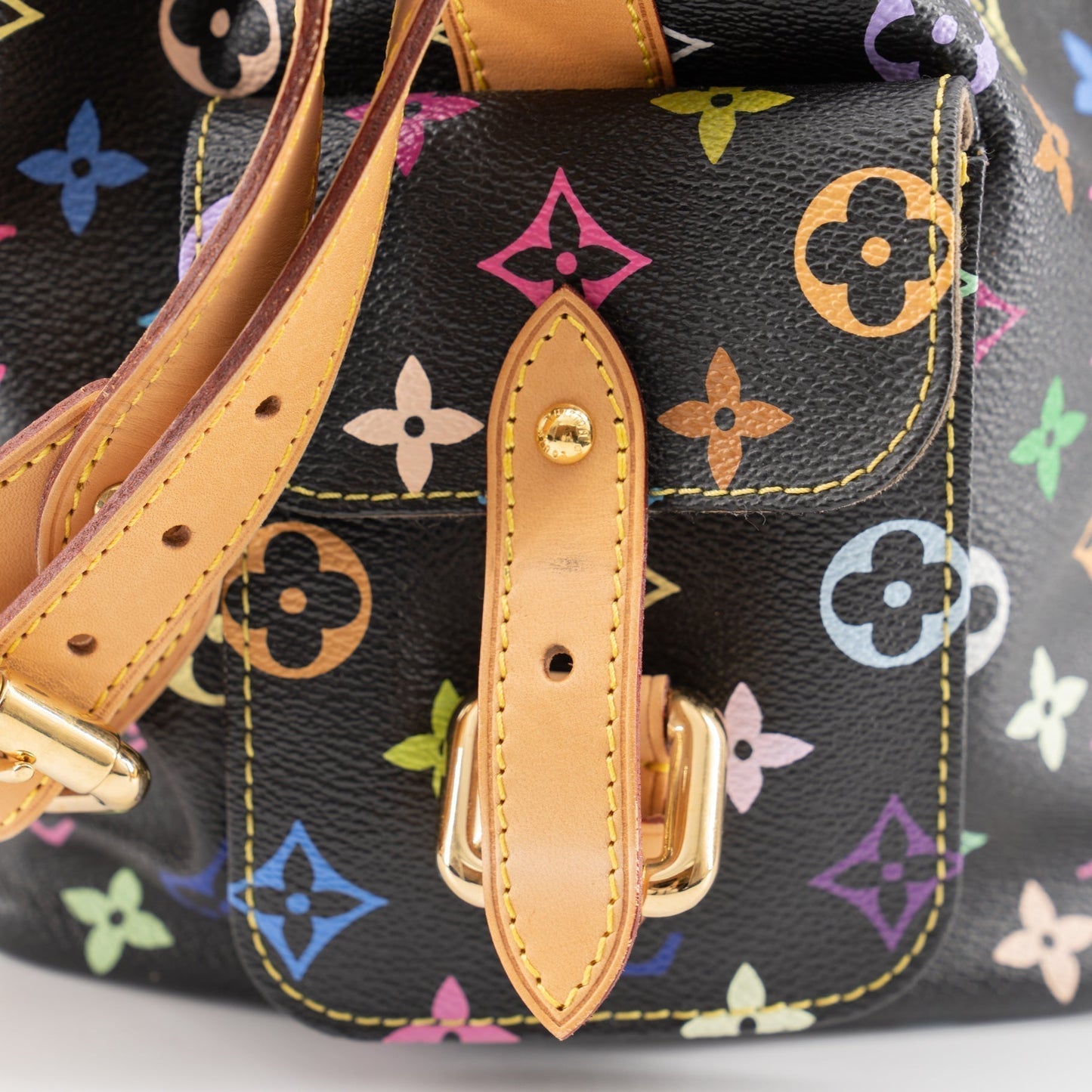 Louis Vuitton Black Monogram Multicolor Petit Noe Bag