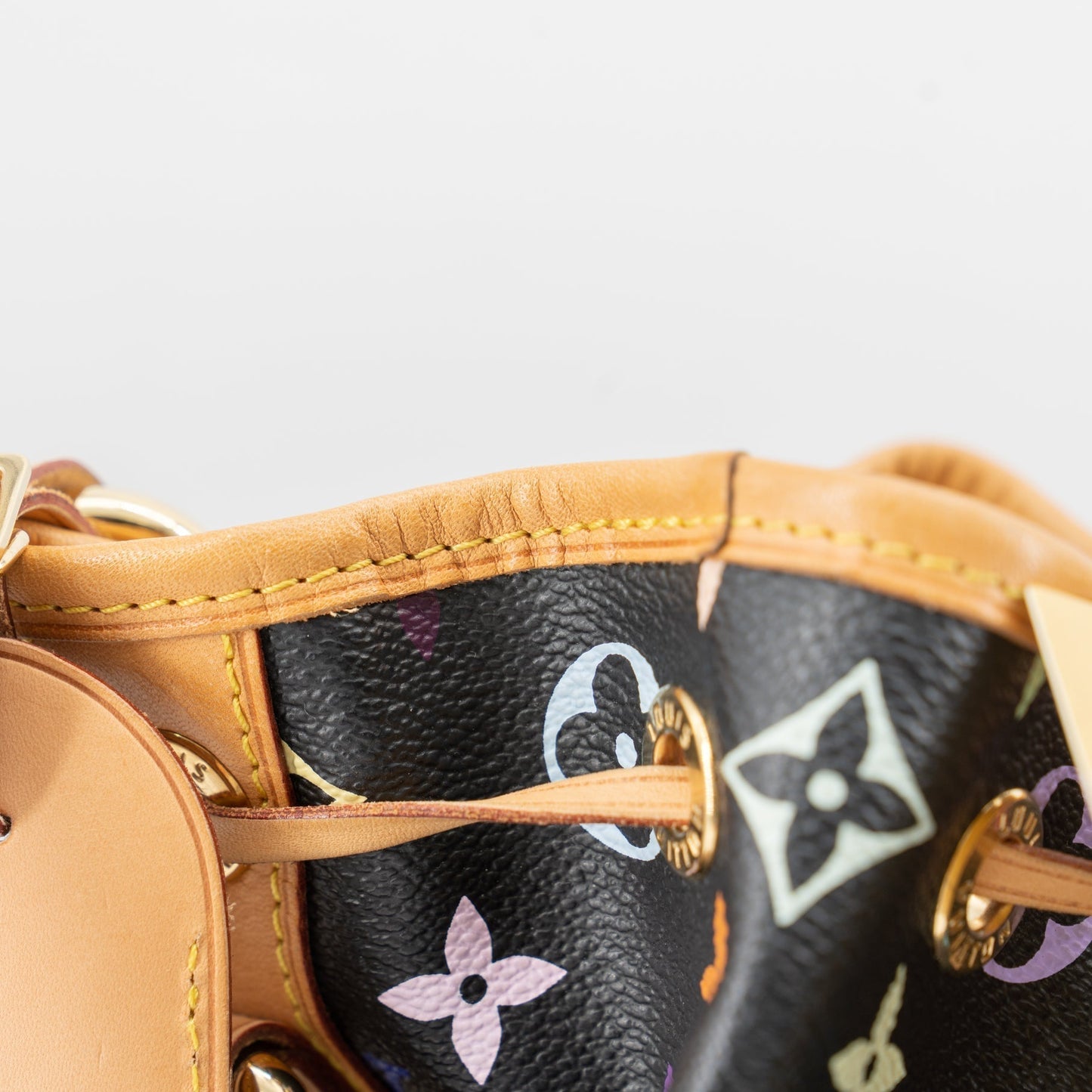Louis Vuitton Black Monogram Multicolor Petit Noe Bag