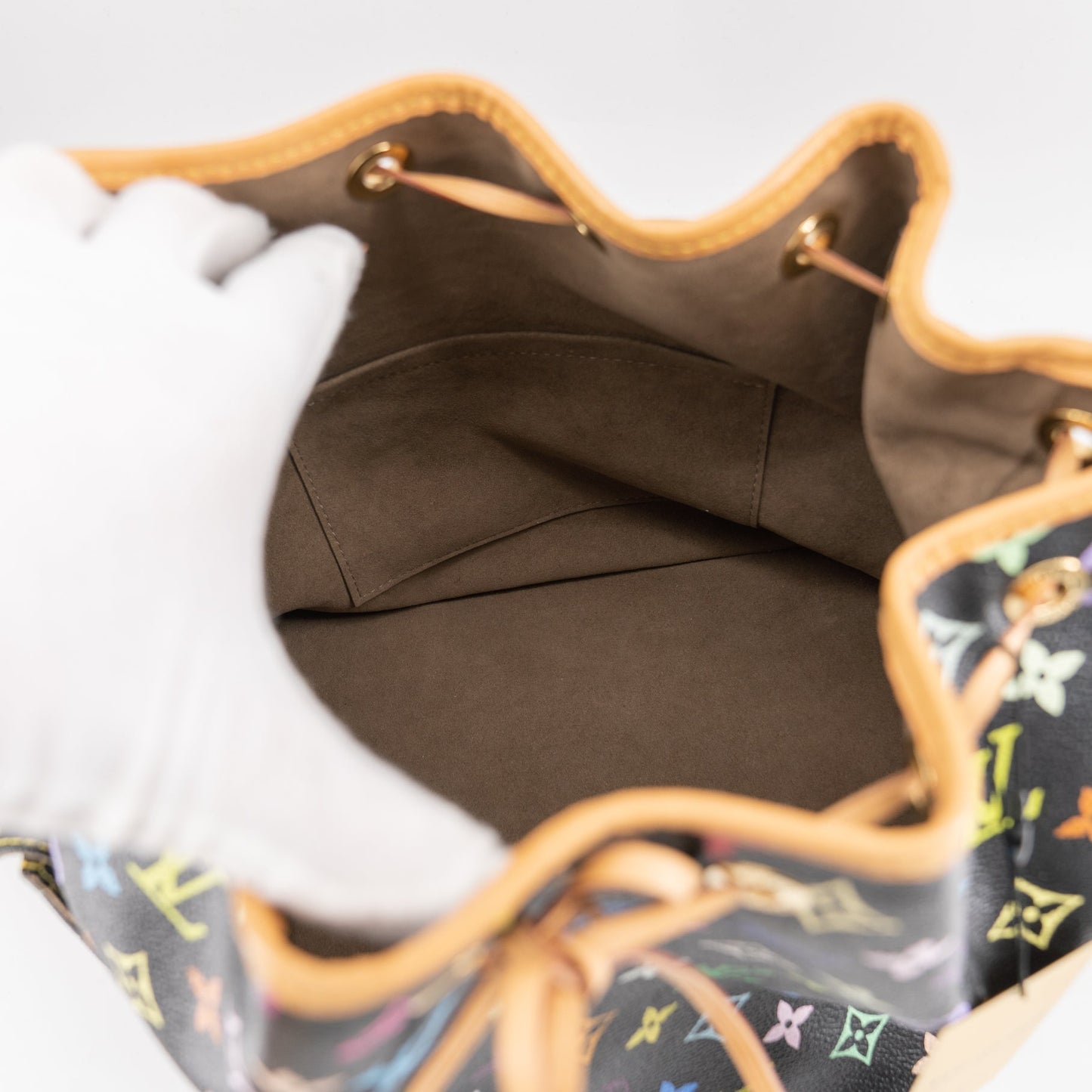 Louis Vuitton Black Monogram Multicolor Petit Noe Bag