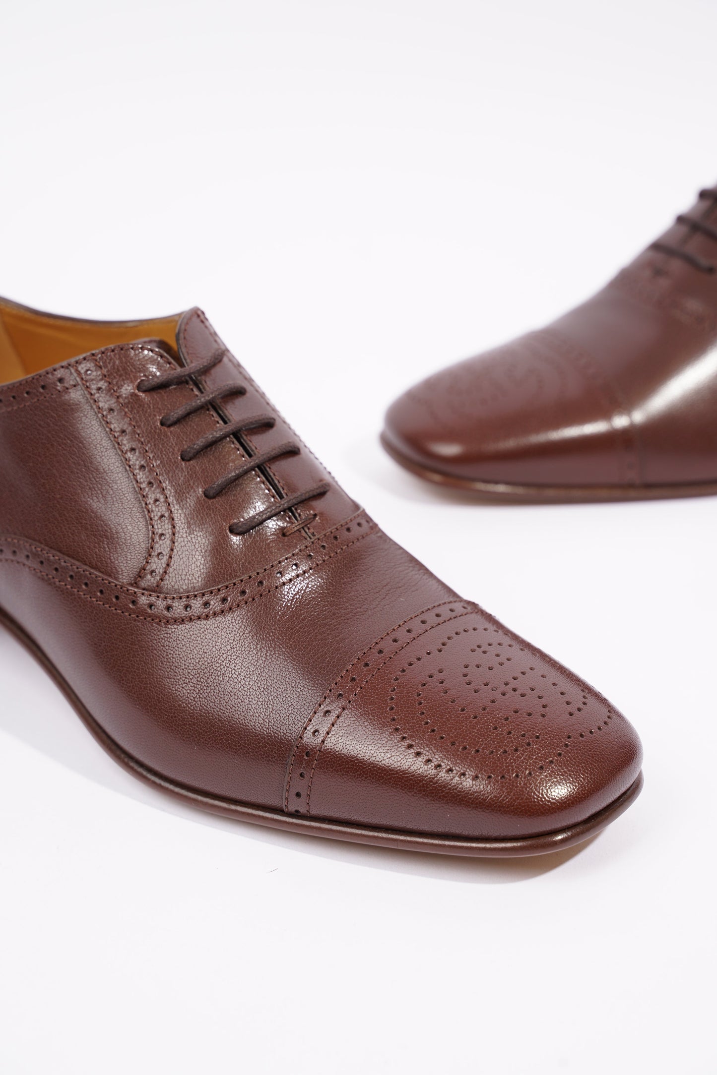 Gucci Mens Dress Brogue Brown EU 43 / UK 9