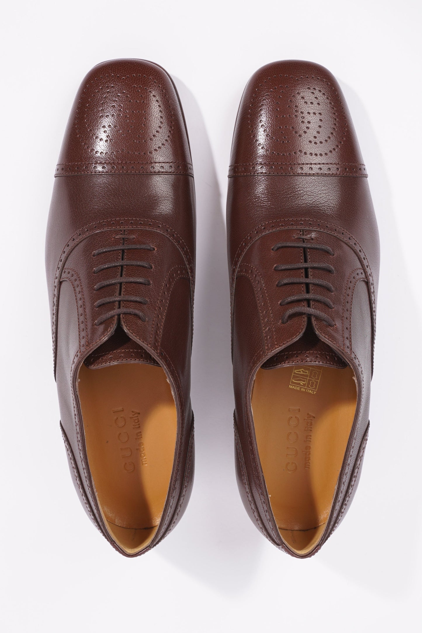 Gucci Mens Dress Brogue Brown EU 43 / UK 9