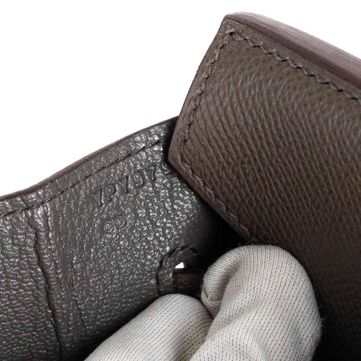 Hermes Birkin 30 Epsom Sellier Etain - Y Stamp