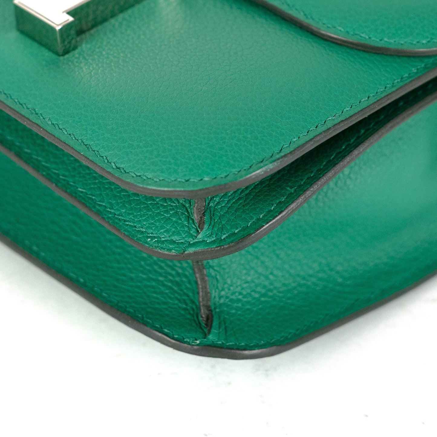 Hermes Constance 18 Evercolor Green - C stamp